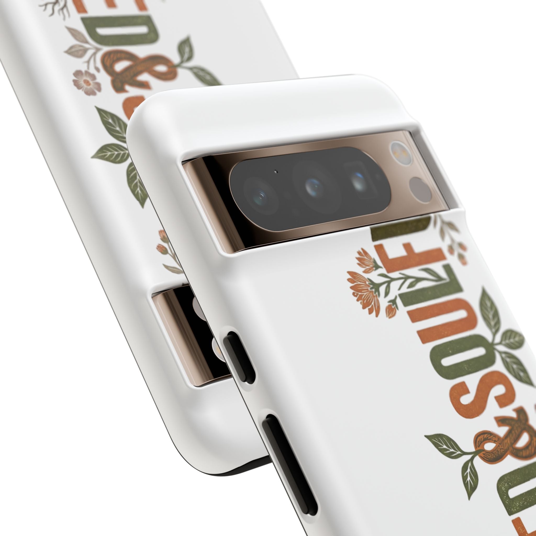 Seed & Soul Tough Phone Case – Floral Botanical Protective Cover - Seedandsoulful