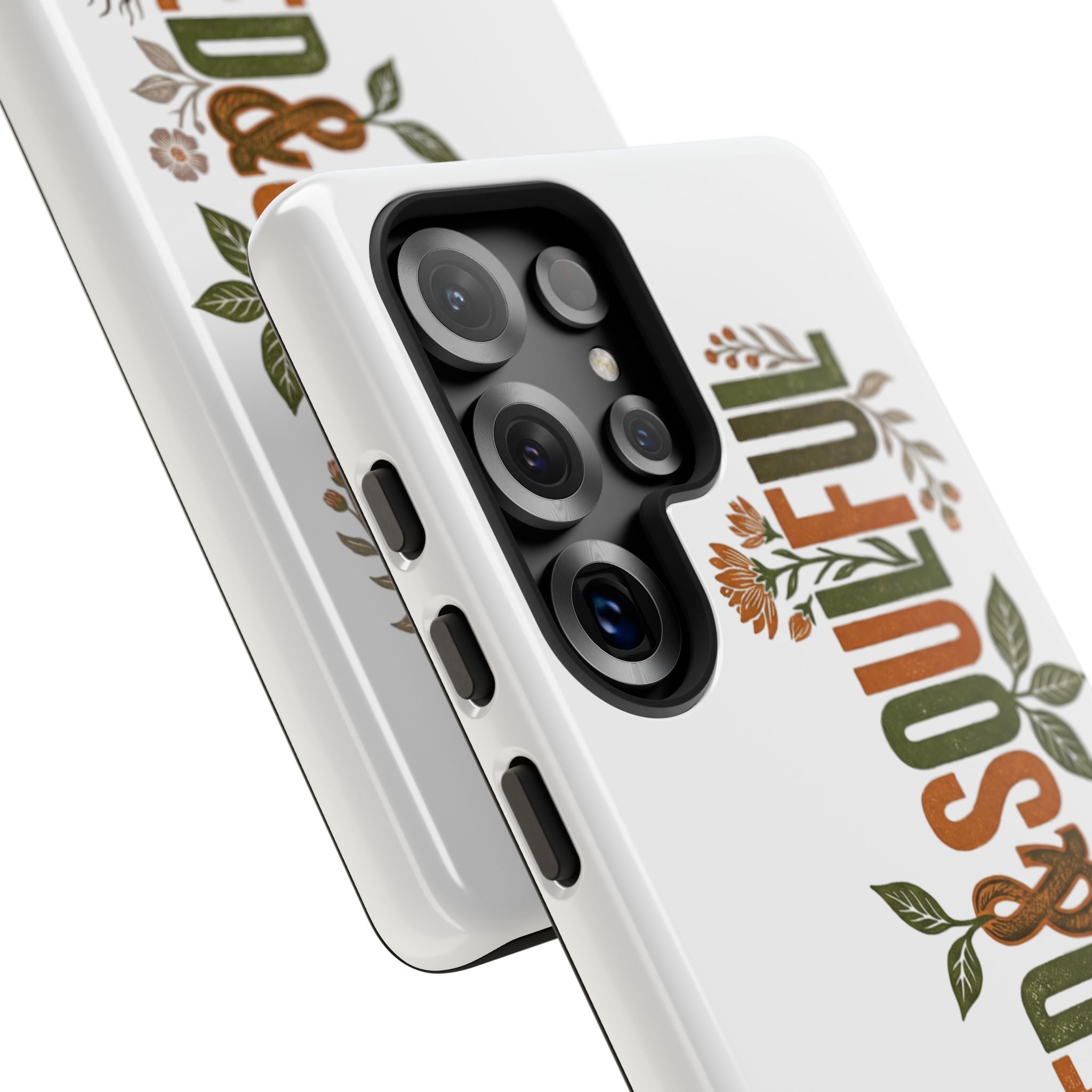 Seed & Soul Tough Phone Case – Floral Botanical Protective Cover - Seedandsoulful