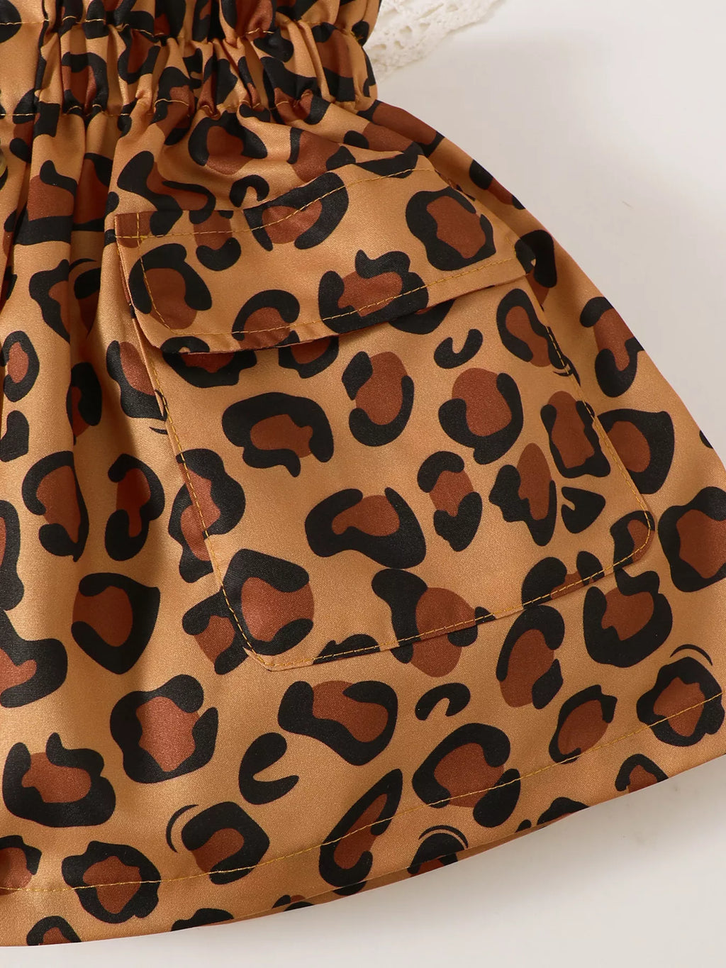 Children's Leopard Graphic Tee & Skirt Set - Seedandsoulful