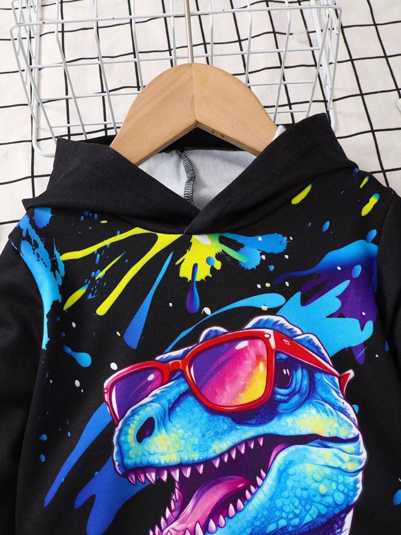 Children's Dinosaur Hoodie & Pants Set - Seedandsoulful