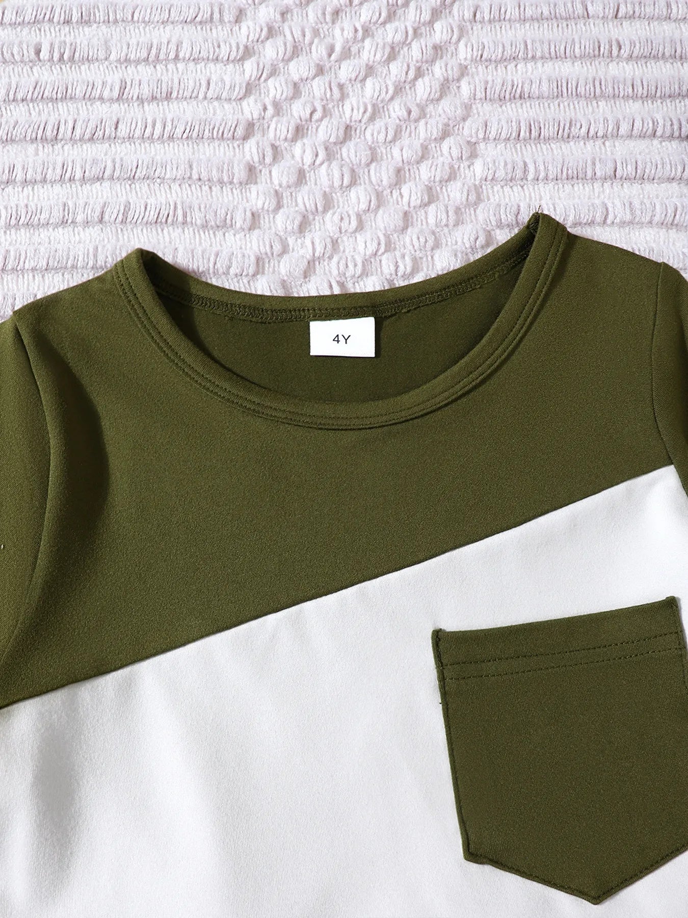 Children's Color Block Short Sleeve Top and Shorts Set - Seedandsoulful