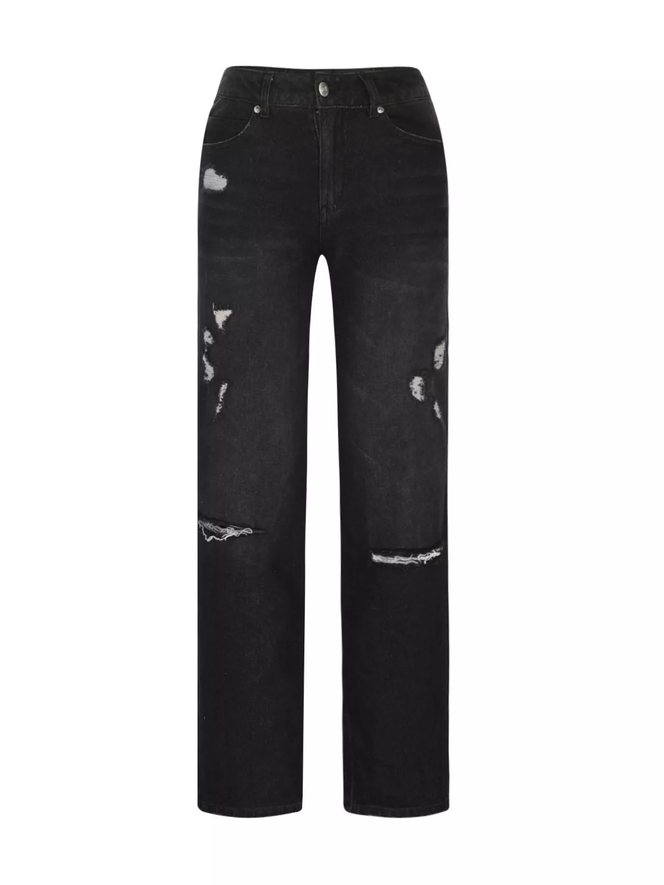 Distressed Loose Fit Jeans - Seedandsoulful