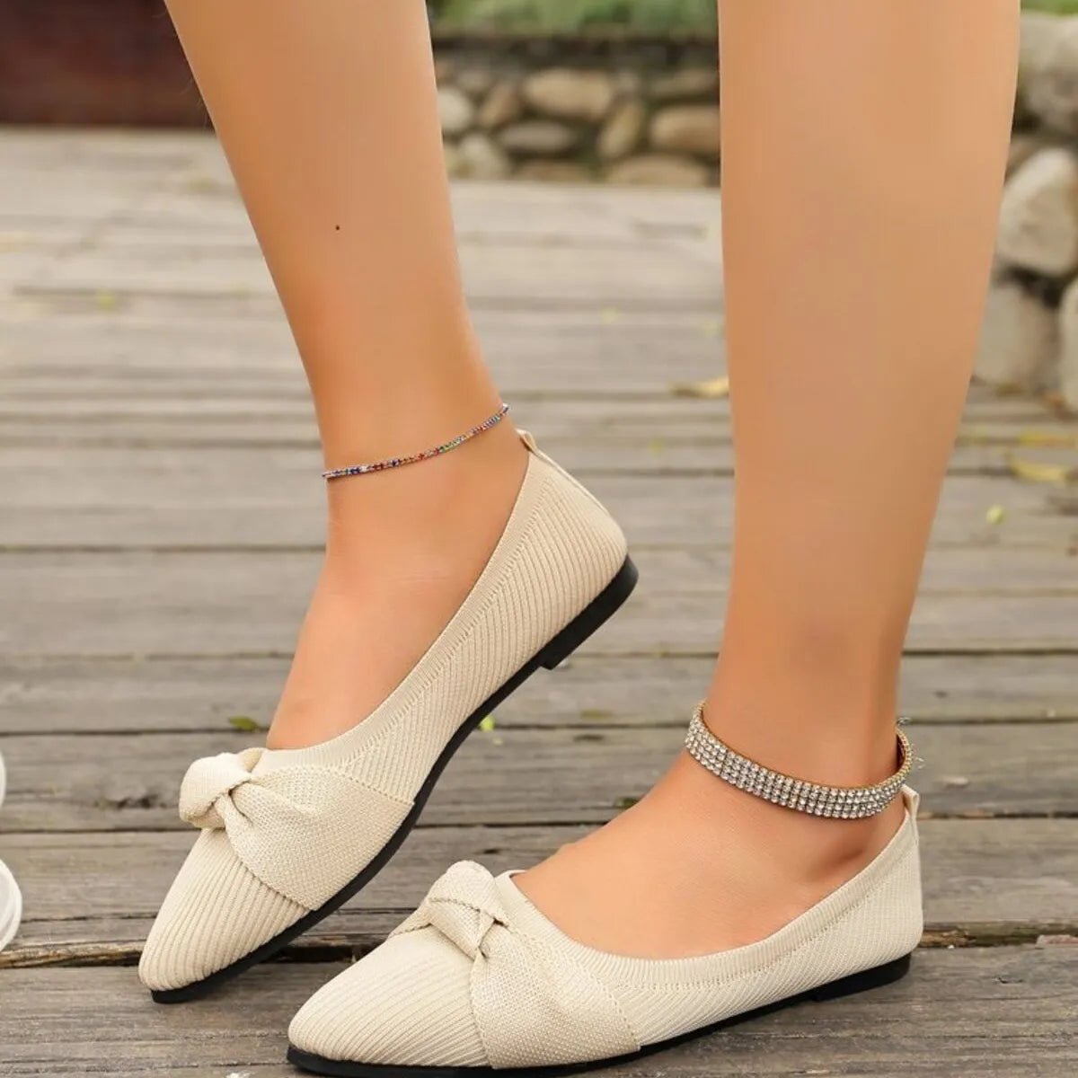 Point Toe Flats Slip - Ons - Seedandsoulful