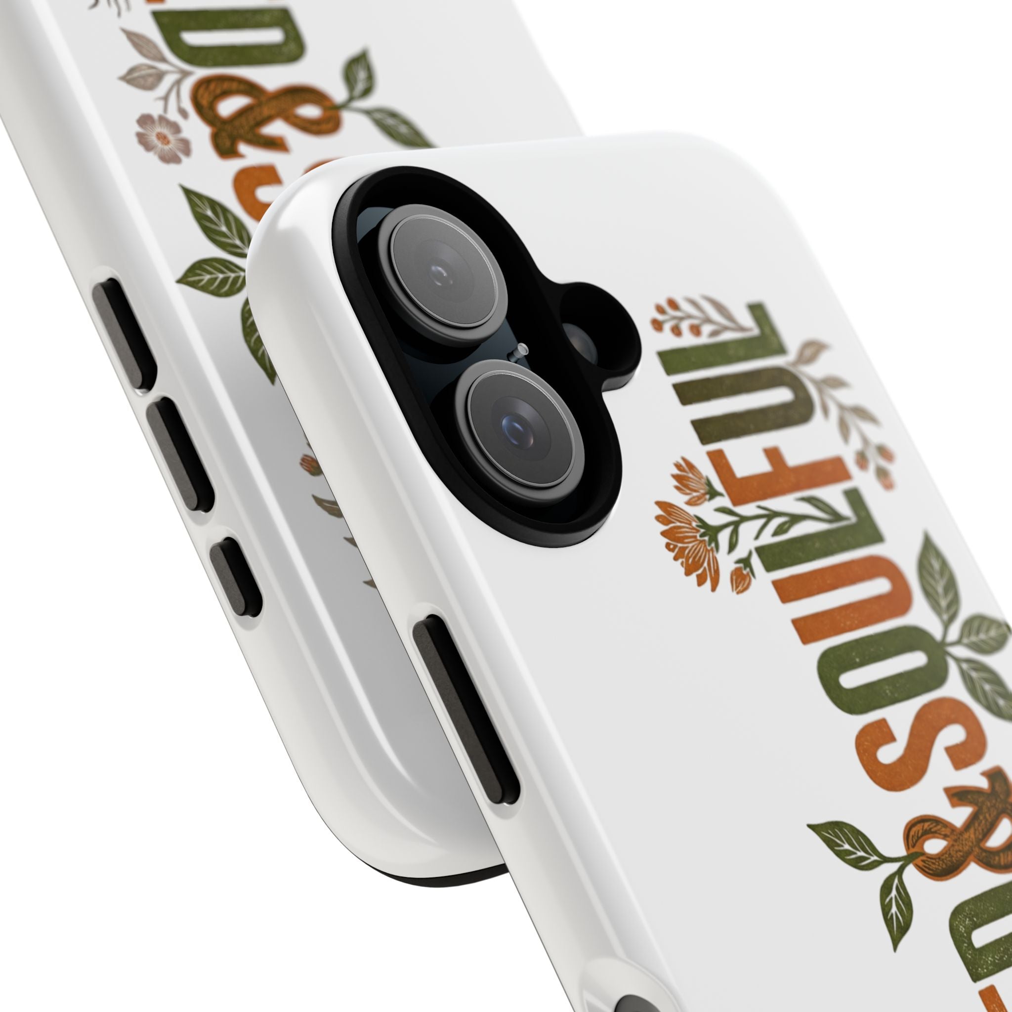 Seed & Soul Tough Phone Case – Floral Botanical Protective Cover - Seedandsoulful
