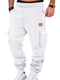 Men's Full Size Drawstring Cargo Jogger Pants Plus Size - Seedandsoulful