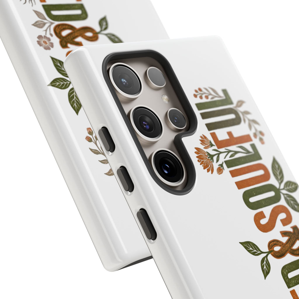 Seed & Soul Tough Phone Case – Floral Botanical Protective Cover - Seedandsoulful