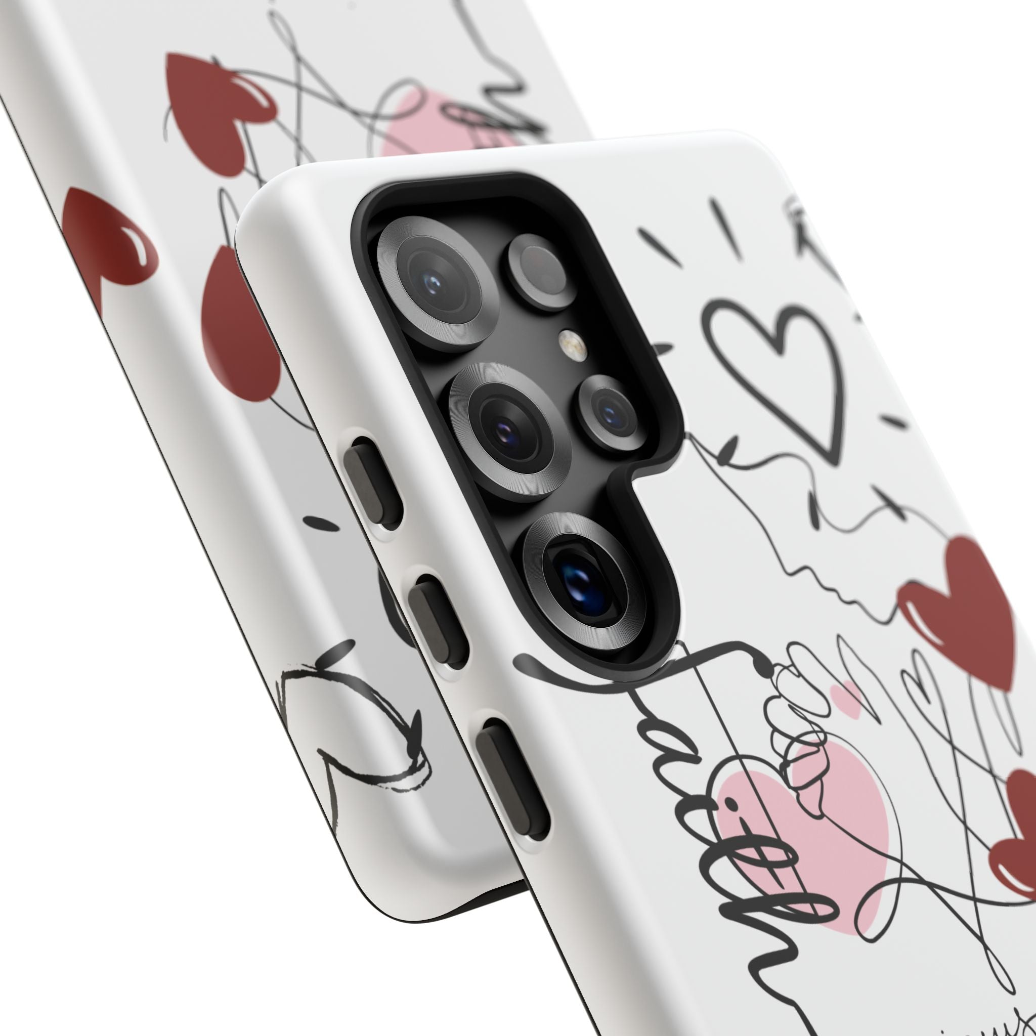 Faith Hearts iPhone Case | Seedandsoulful Protective Phone Cover - Seedandsoulful