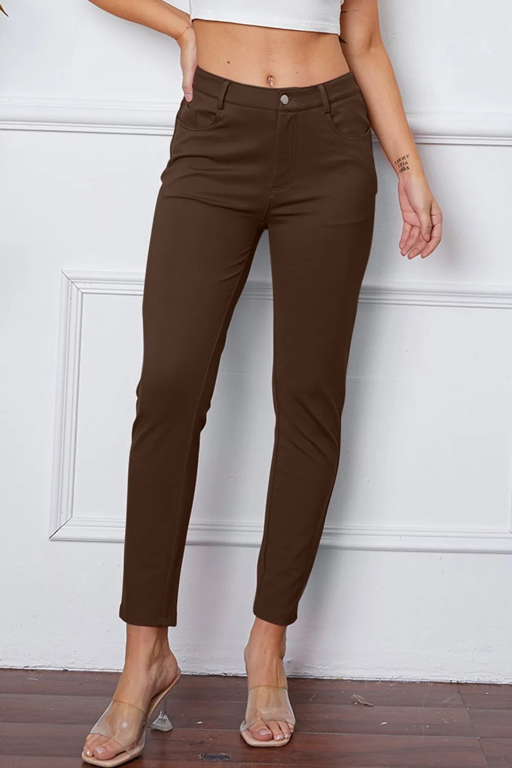 StretchyStitch Pants by Basic Bae - Seedandsoulful