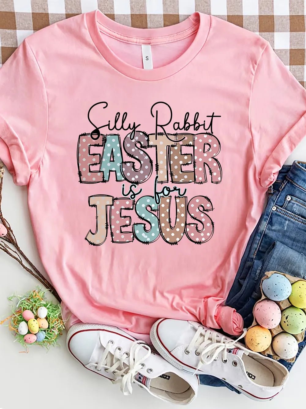 Letter Graphic Round Neck Short Sleeve T-Shirt - Seedandsoulful