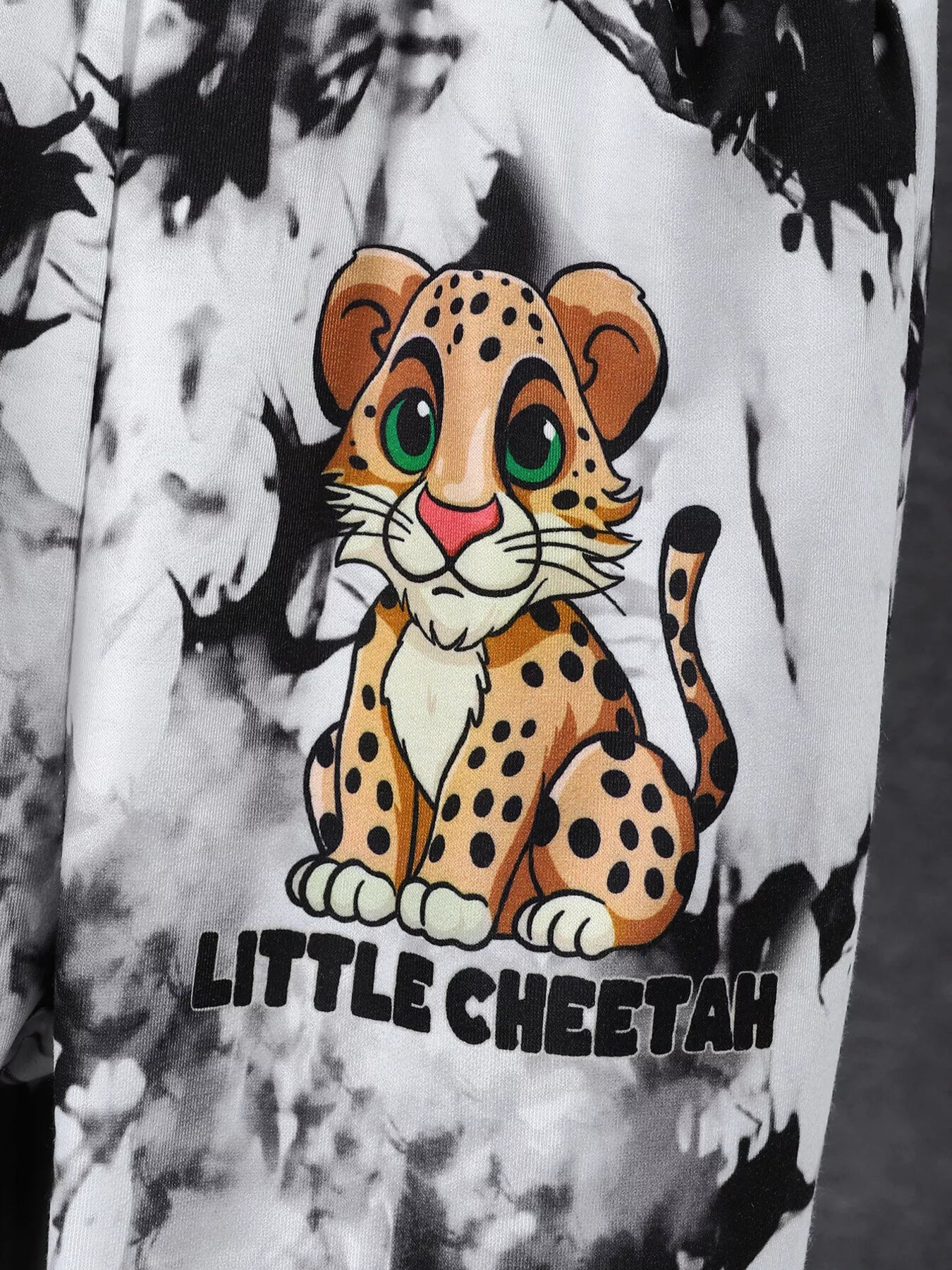 Children's Cheetah Tie - Dye Top and Pants Set - Seedandsoulful