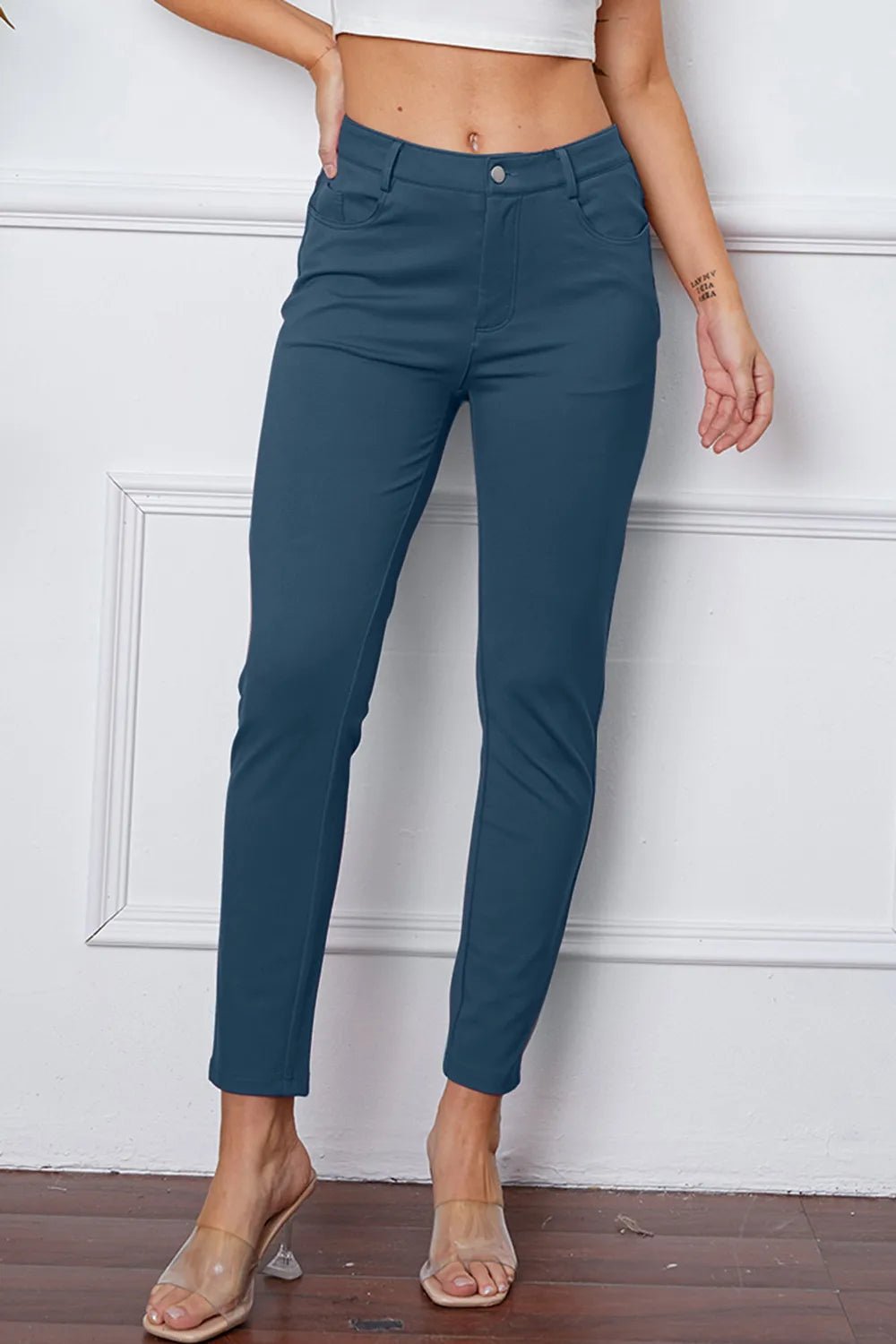 StretchyStitch Pants by Basic Bae - Seedandsoulful