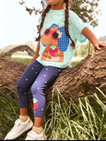 Children's Animal Tee and Polka Dot Leggings Set - Seedandsoulful