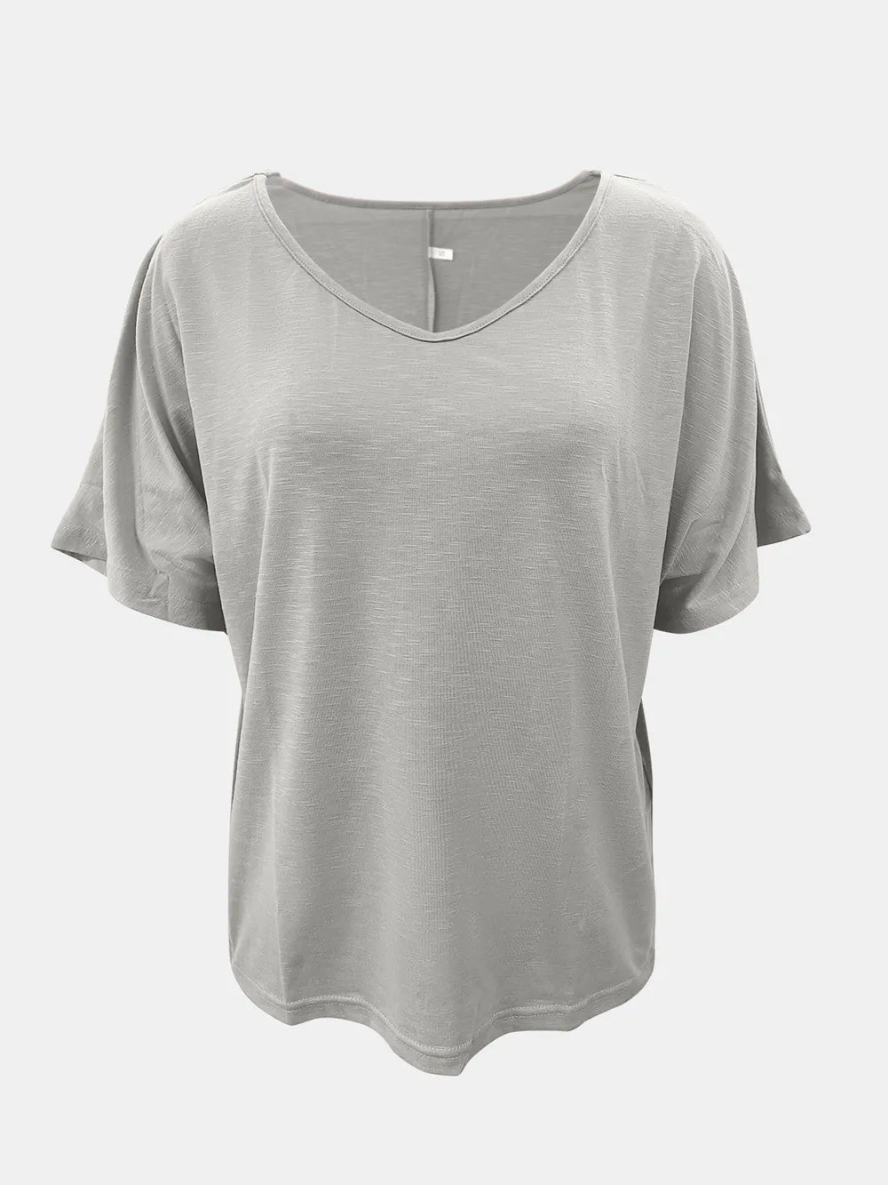 Full Size Scoop Neck Short Sleeve T-Shirt - Seedandsoulful