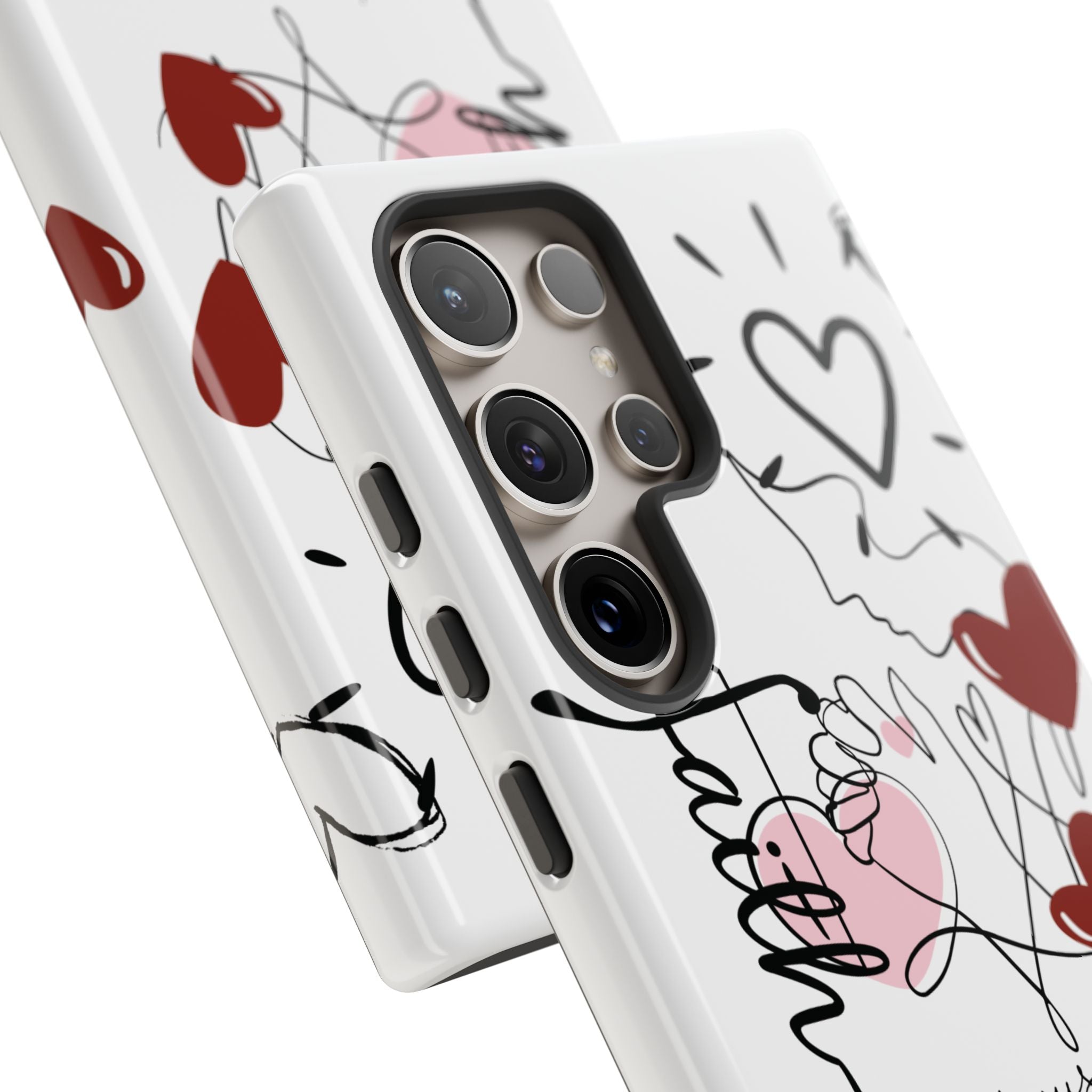 Faith Hearts iPhone Case | Seedandsoulful Protective Phone Cover - Seedandsoulful