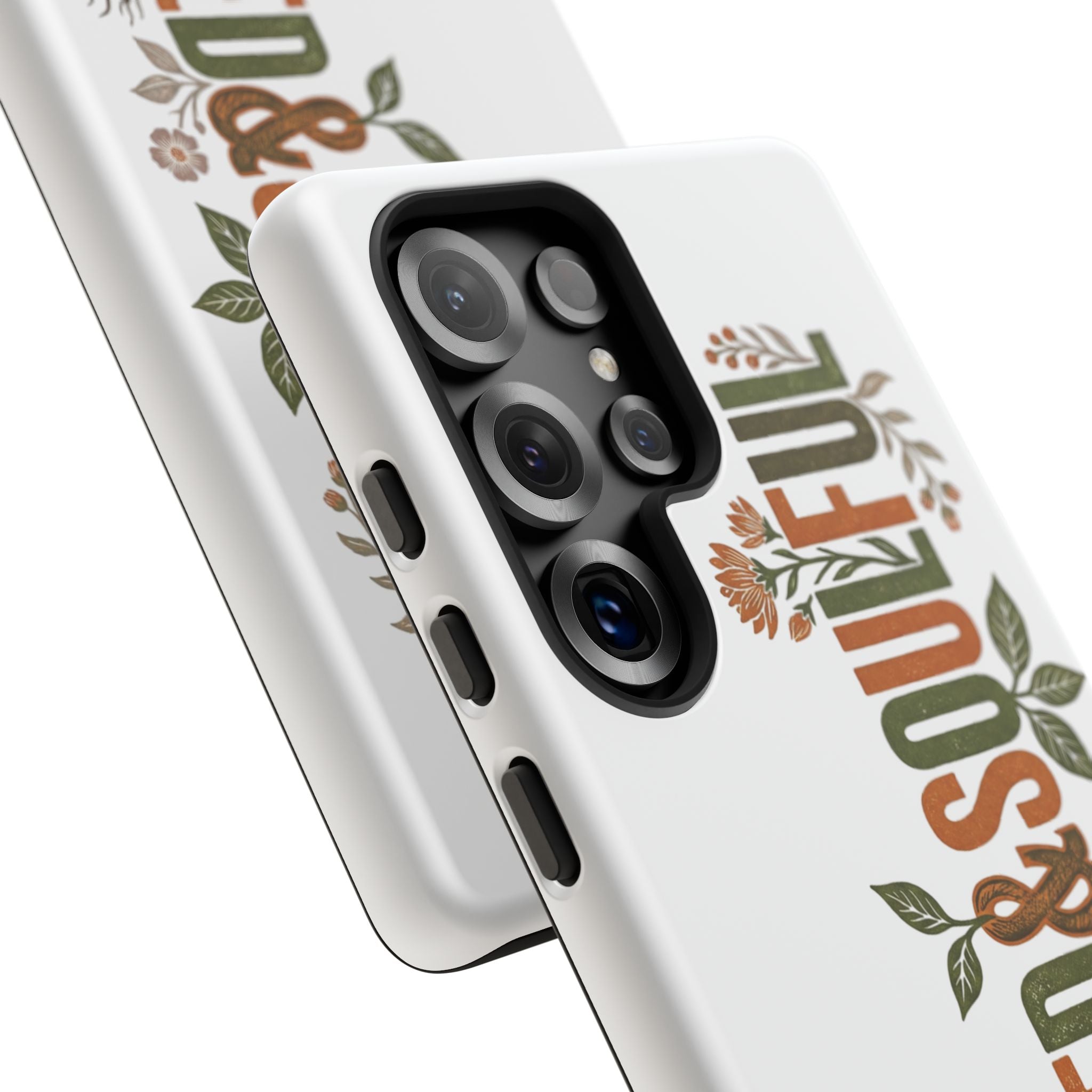 Seed & Soul Tough Phone Case – Floral Botanical Protective Cover - Seedandsoulful