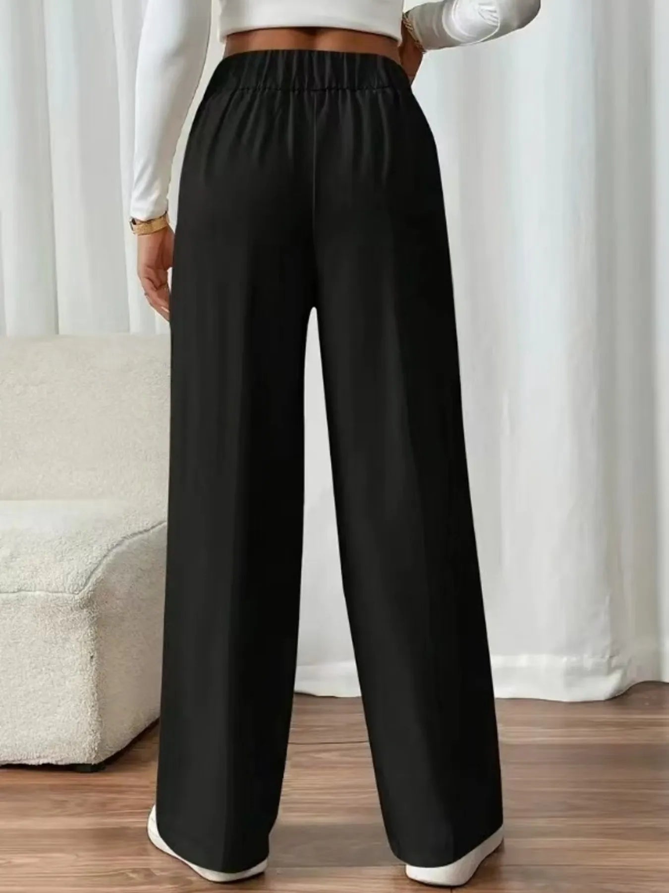 High Waist Wide Leg Pants - Seedandsoulful