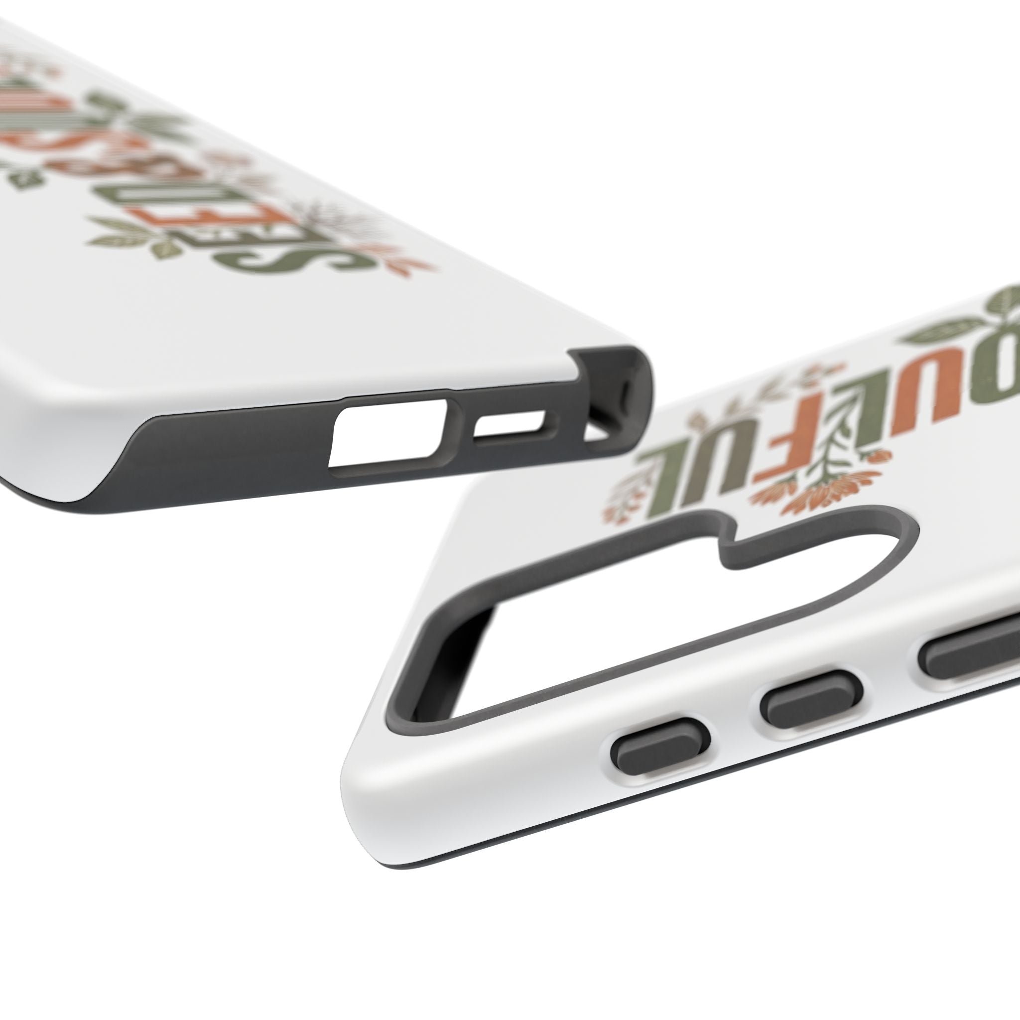 Seed & Soul Tough Phone Case – Floral Botanical Protective Cover - Seedandsoulful