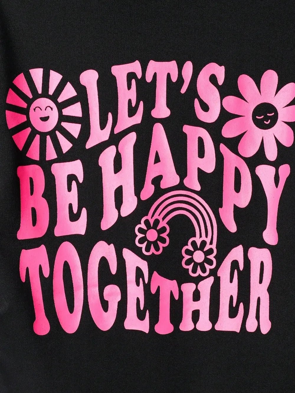 Children's Graphic Long Sleeve Hoodie and Pants Set - Seedandsoulful