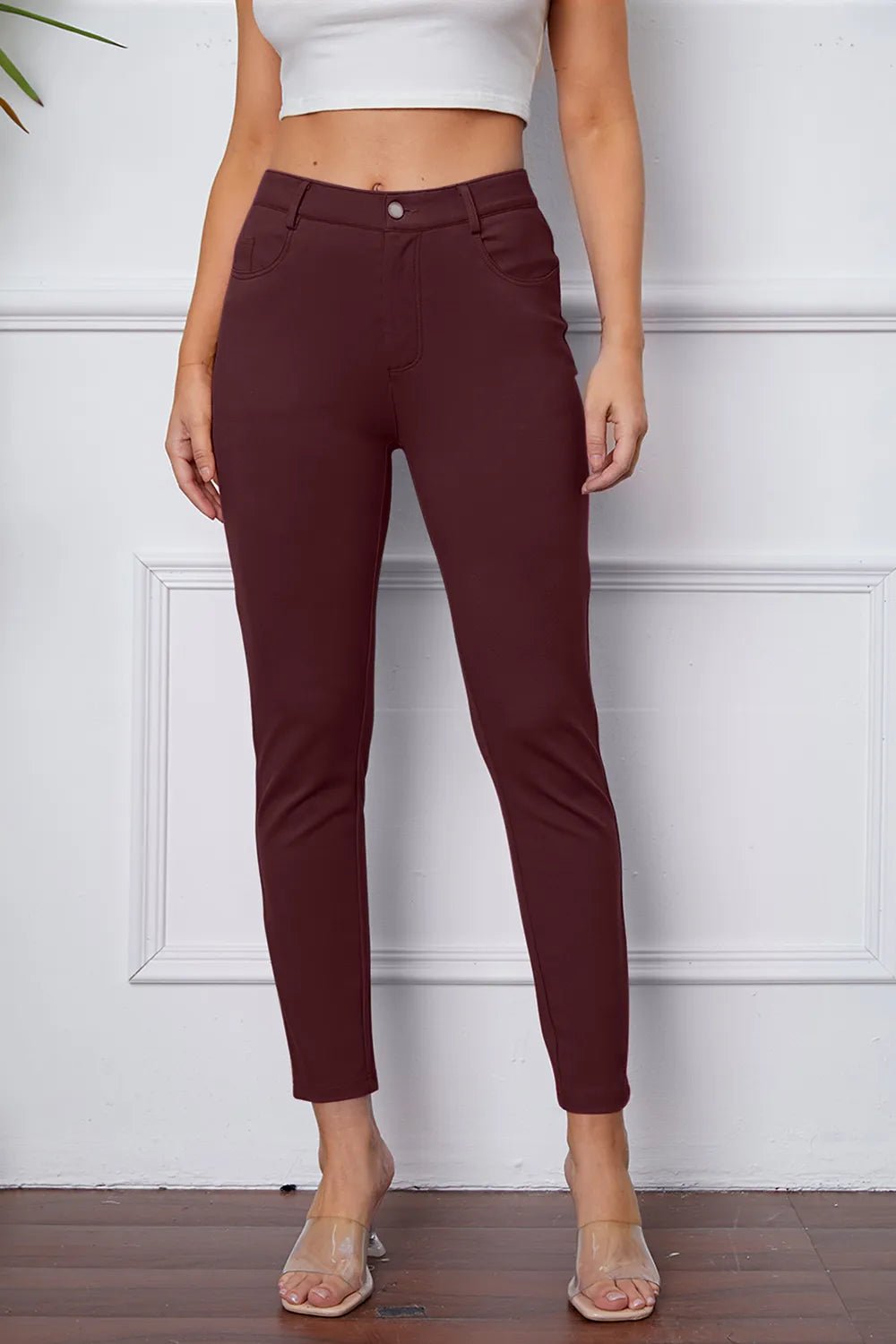 StretchyStitch Pants by Basic Bae - Seedandsoulful