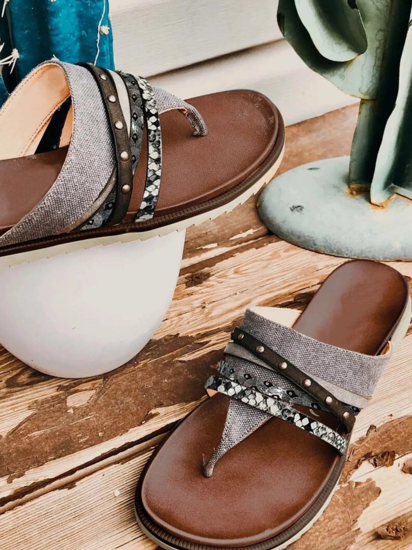 Strappy Thong Sandals - Seedandsoulful