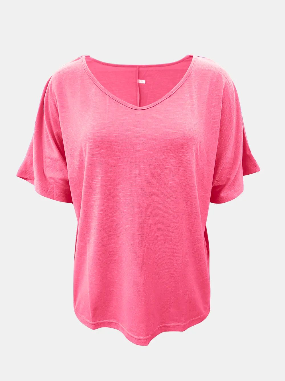 Full Size Scoop Neck Short Sleeve T-Shirt - Seedandsoulful