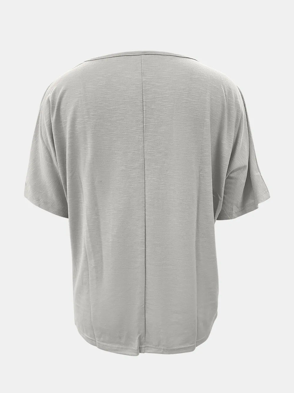Full Size Scoop Neck Short Sleeve T-Shirt - Seedandsoulful