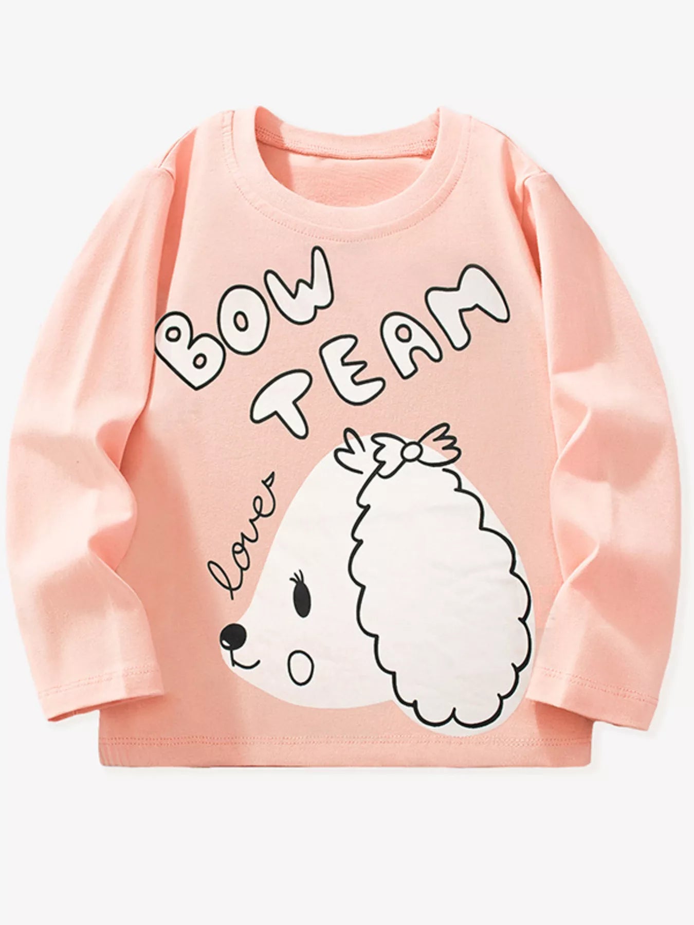 Children's Cute Dog Long Sleeve T-Shirt - Seedandsoulful