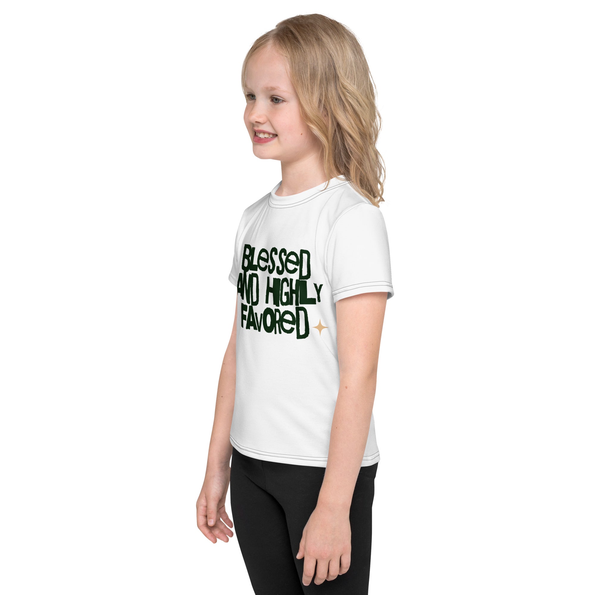 Kids Faith Crew Neck T-Shirt | Seedandsoulful Christian Tee for Children - Seedandsoulful