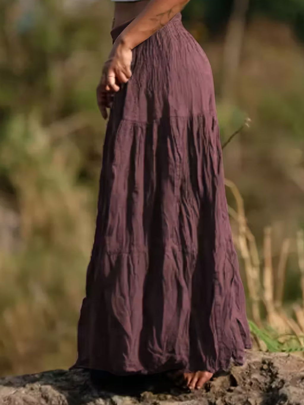 Tiered Maxi Skirt - Seedandsoulful