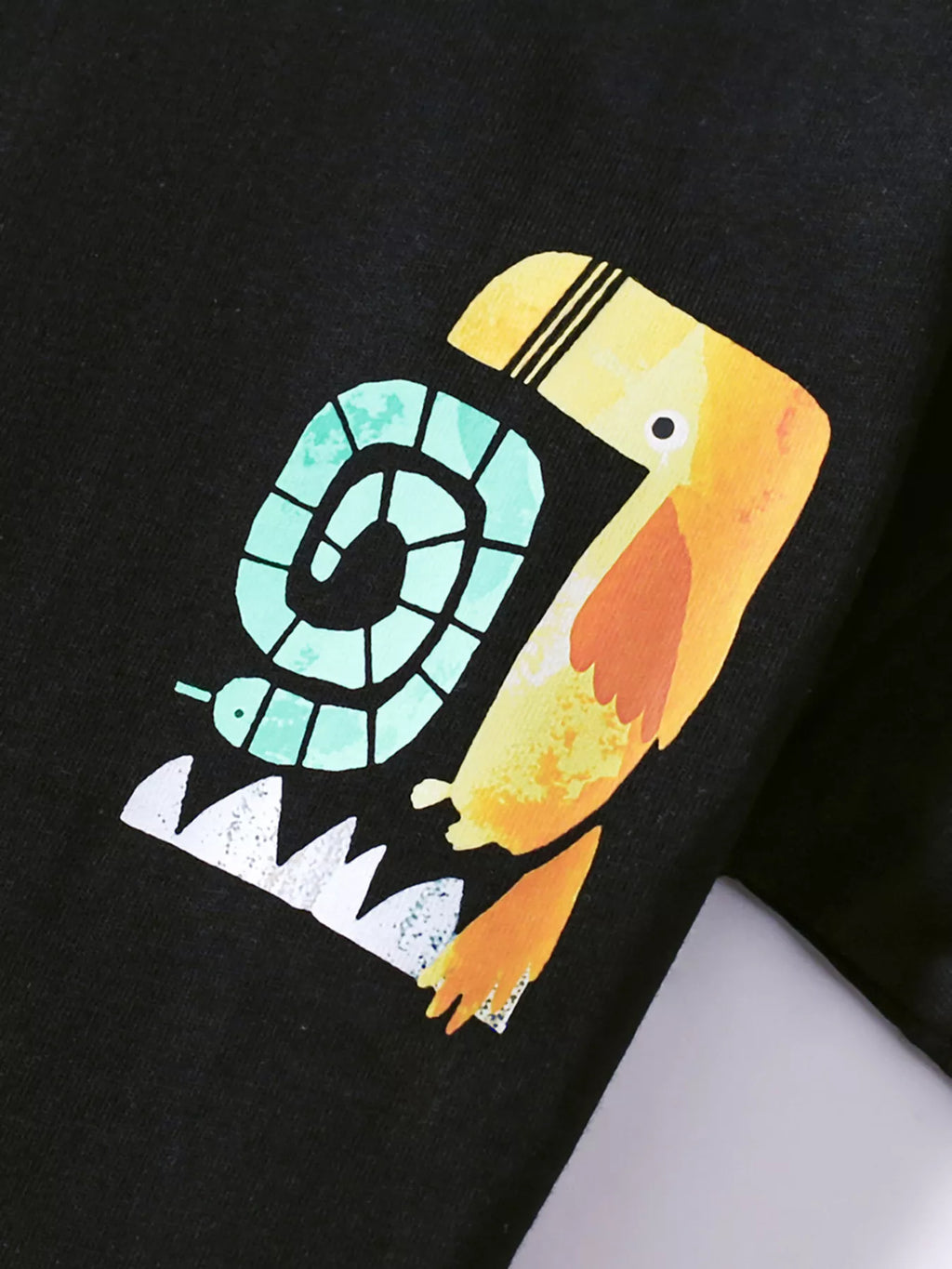 Children's Cartoon Graphic Tee and Shorts Set - Seedandsoulful