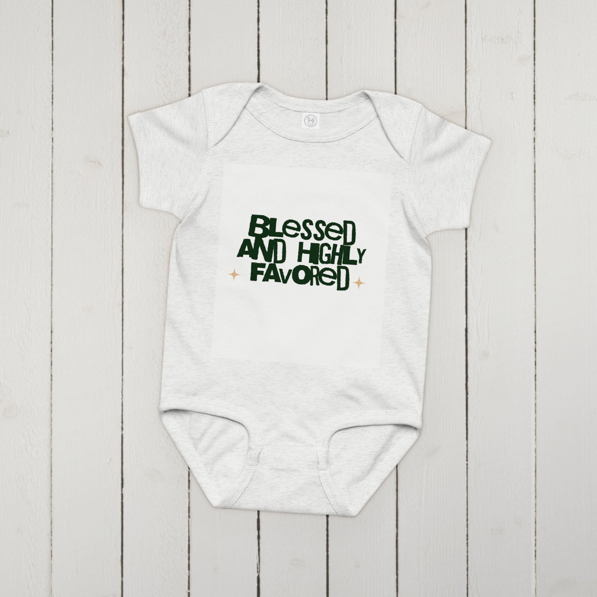 Baby Faith Bodysuit | Seedandsoulful Soft Cotton Jersey Onesie - Seedandsoulful