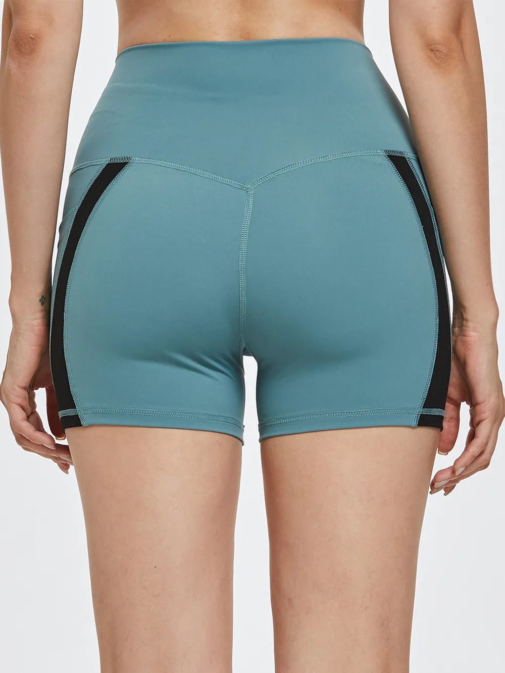 High Waist Active Shorts - Seedandsoulful