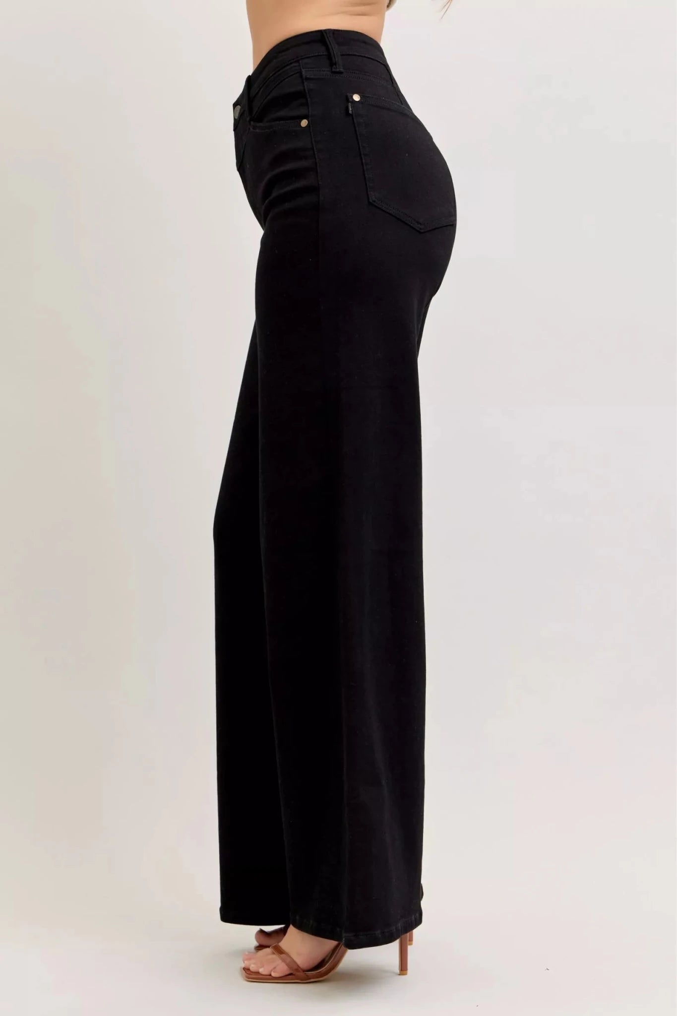 Judy Blue High - Waisted Wide Leg Jeans - Seedandsoulful