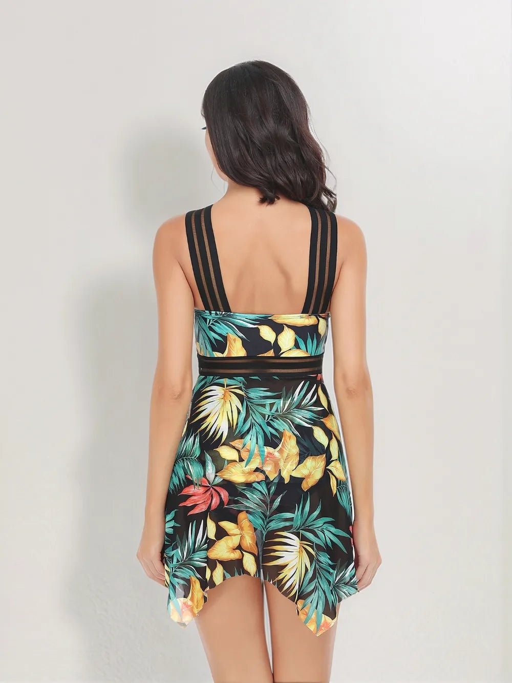 Cutout Printed Two - Piece Swim Set - Seedandsoulful