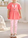 Children's Bunny Top and Leggings Set - Seedandsoulful