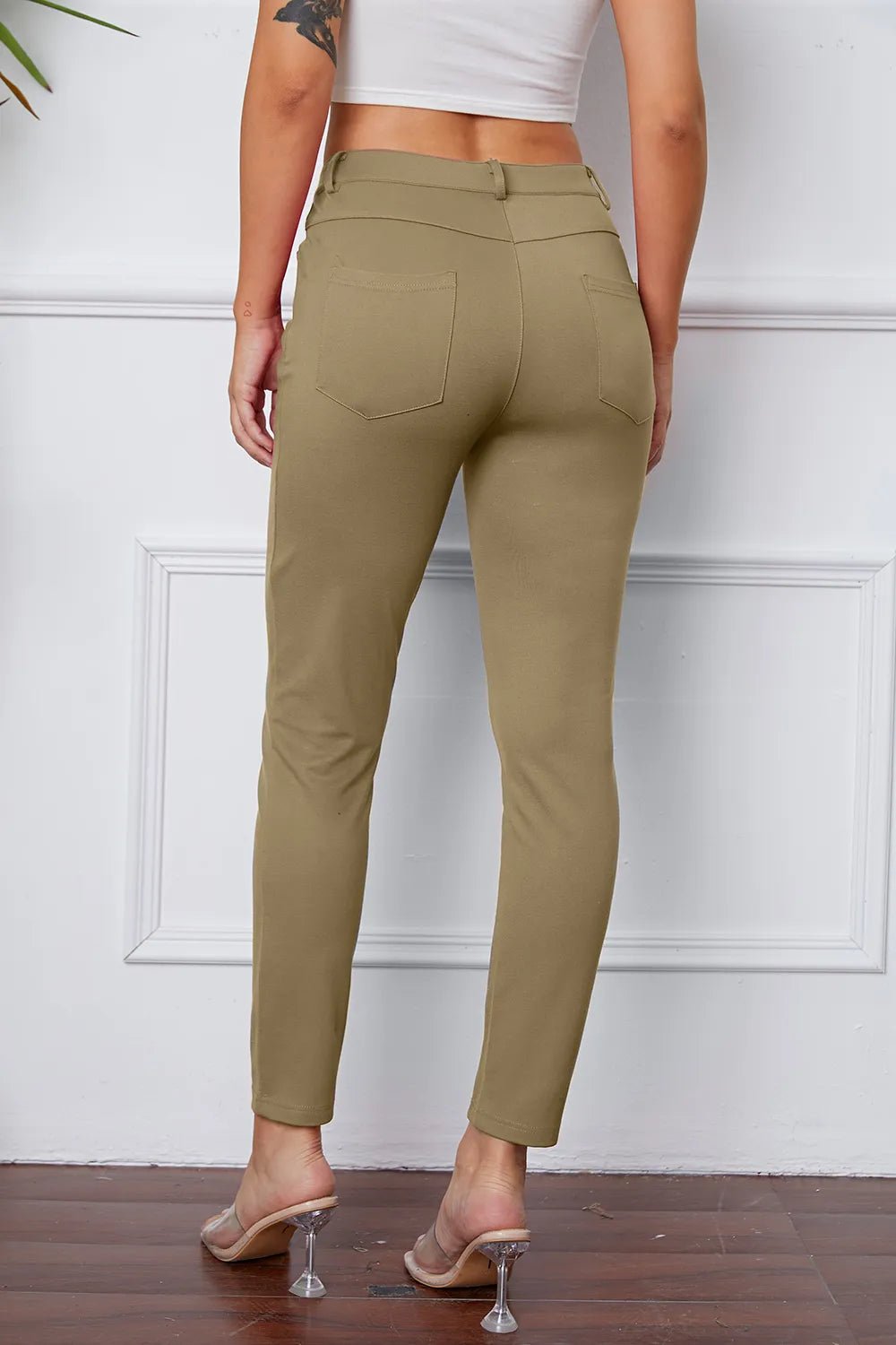 StretchyStitch Pants by Basic Bae - Seedandsoulful