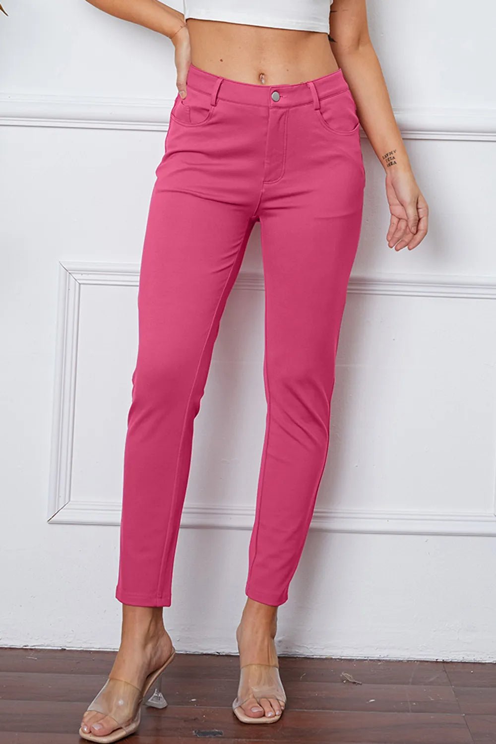 StretchyStitch Pants by Basic Bae - Seedandsoulful