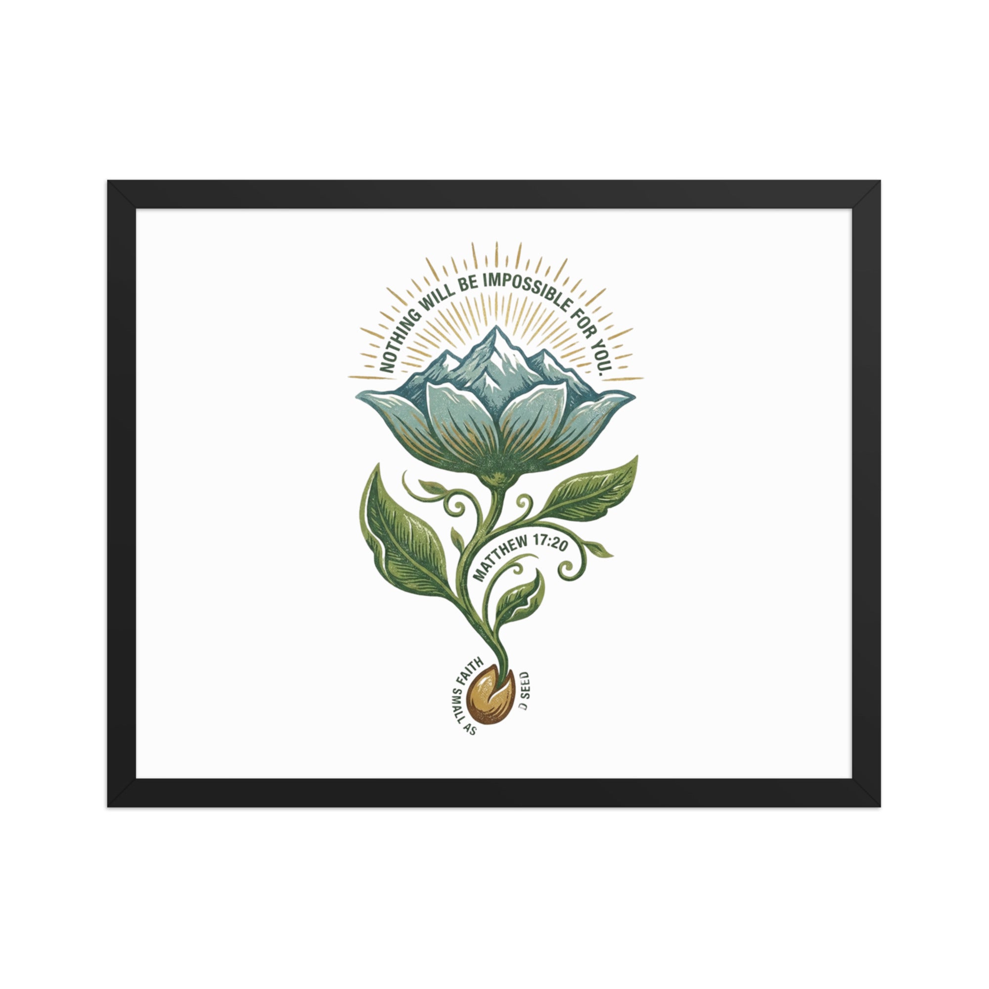 Framed poster - Seedandsoulful