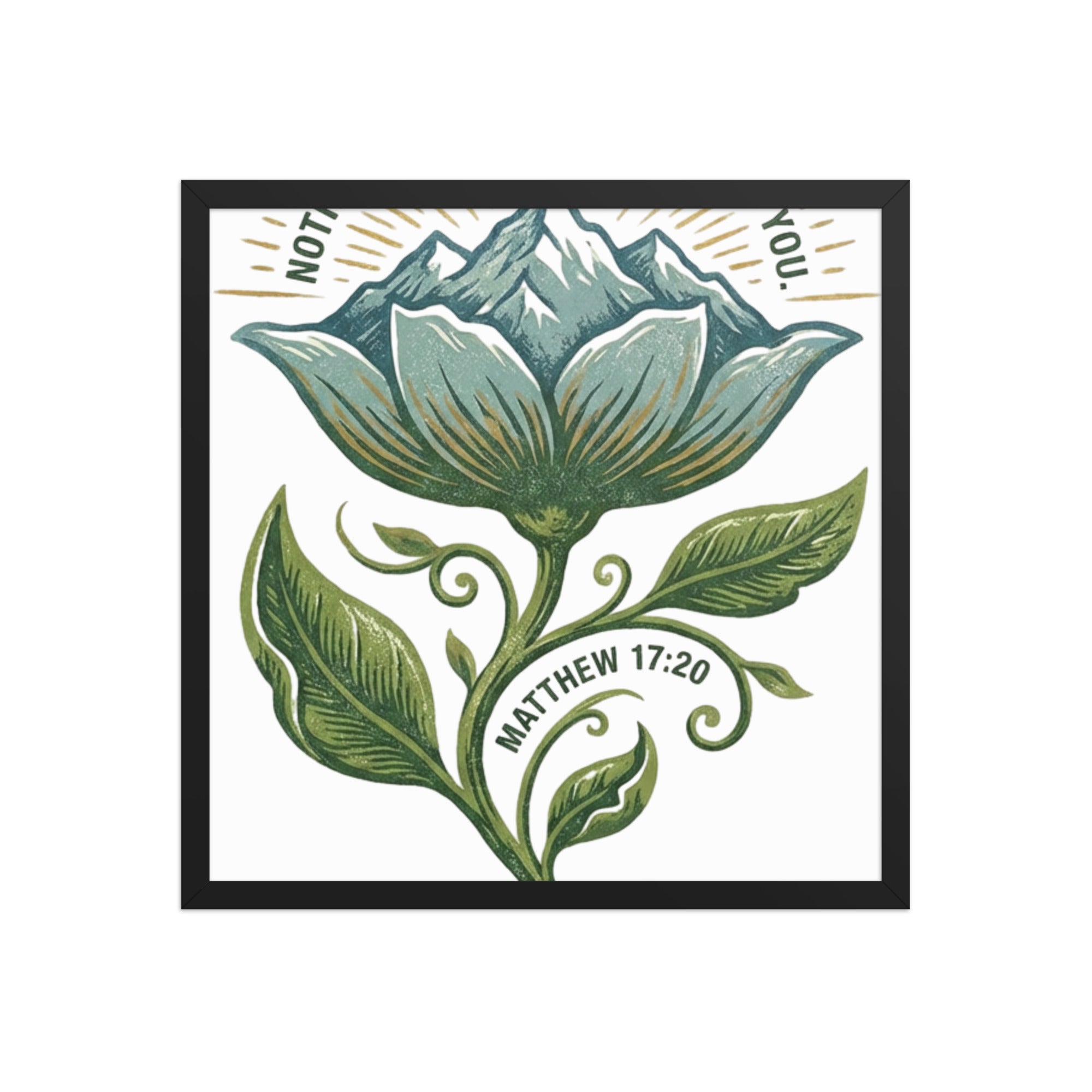 Framed poster - Seedandsoulful