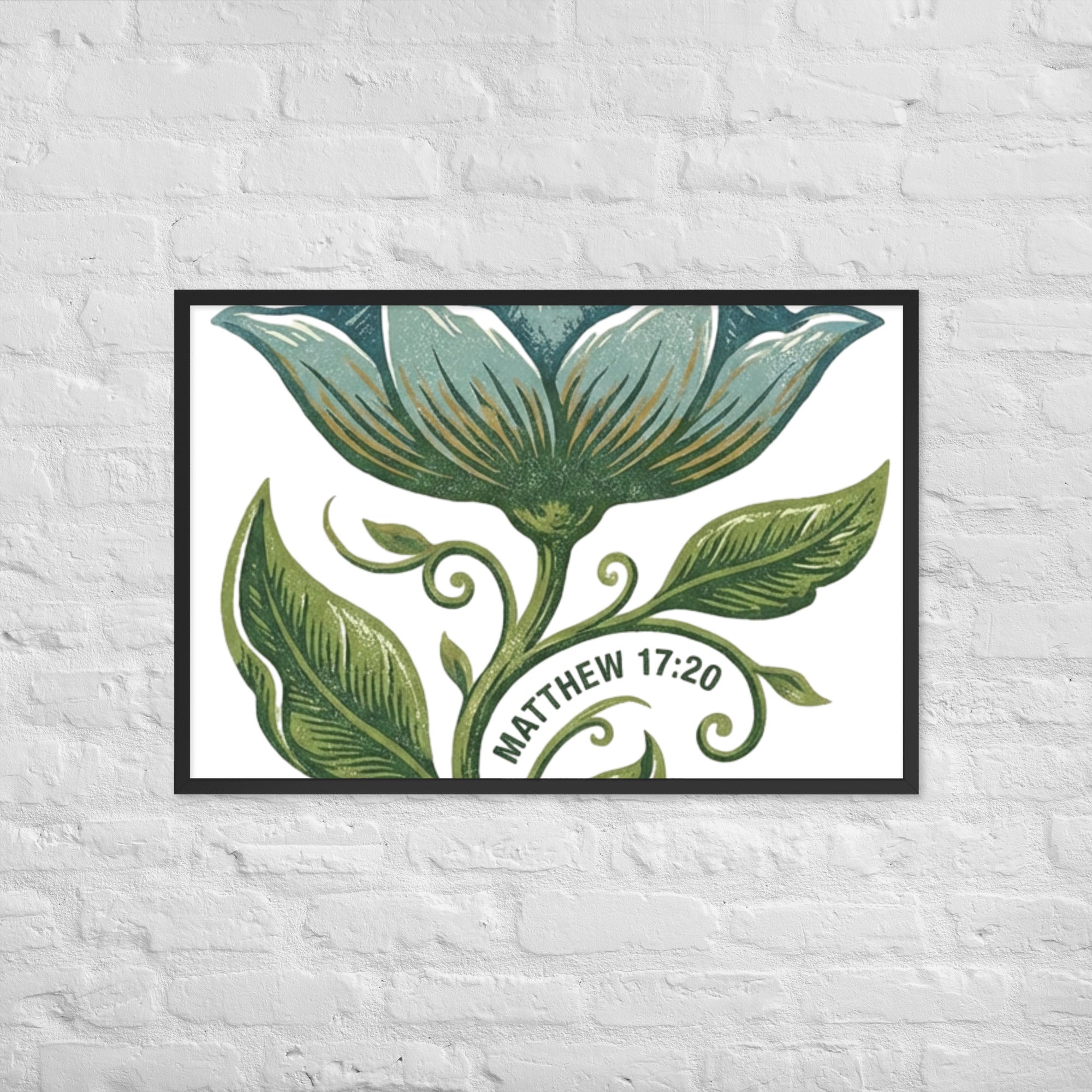 Framed poster - Seedandsoulful