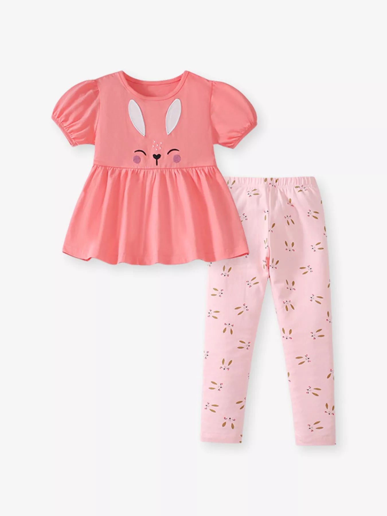 Children's Bunny Top and Leggings Set - Seedandsoulful