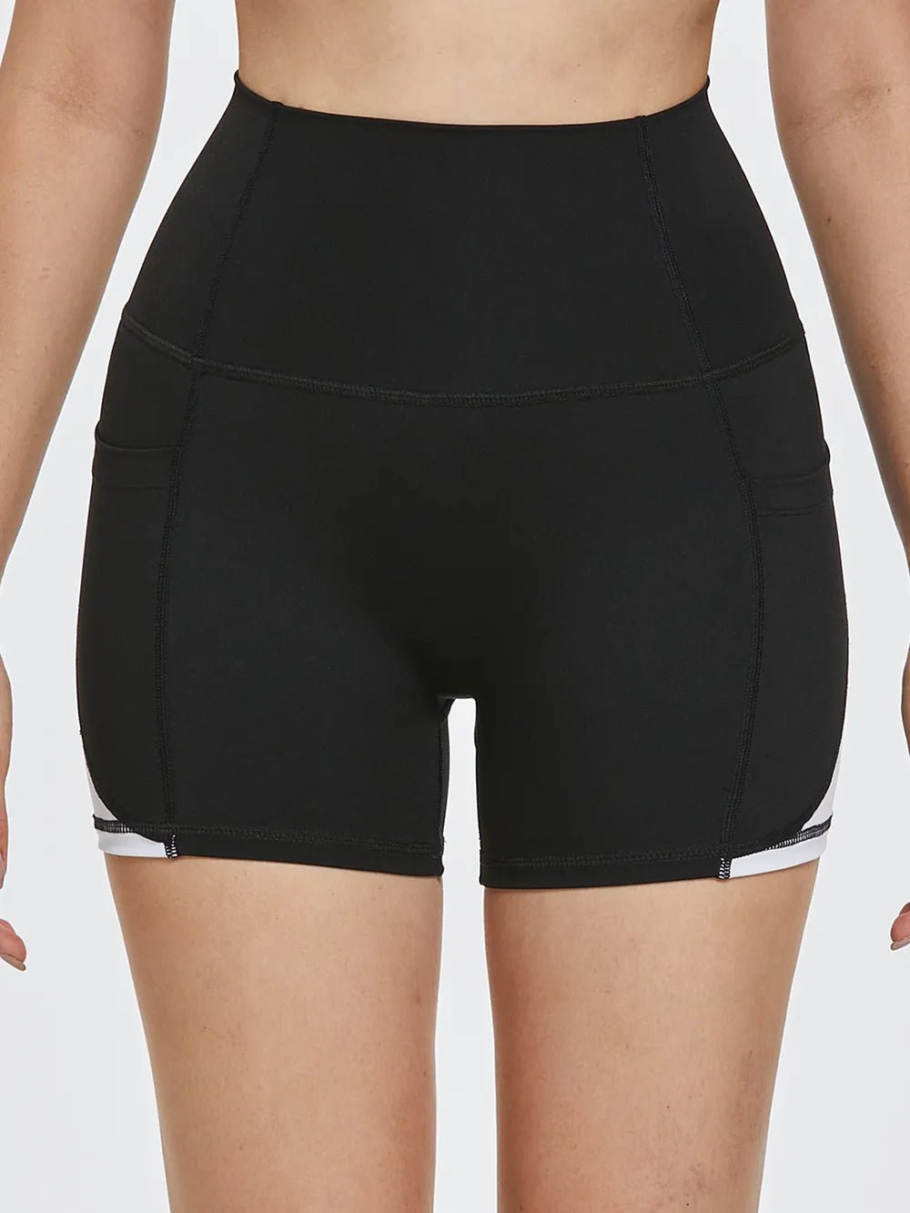 High Waist Active Shorts - Seedandsoulful