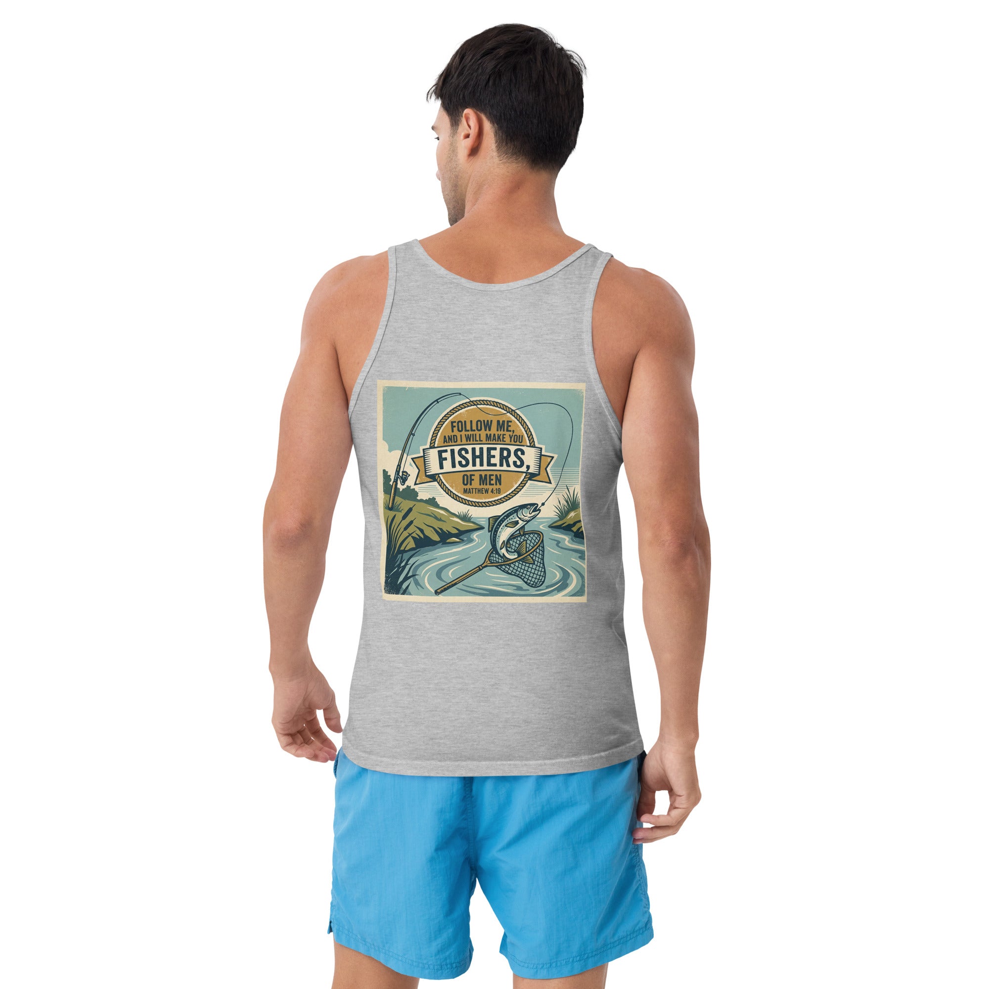 Men's Faith Tank Top | Seedandsoulful Soft Cotton Blend Muscle Tee - Seedandsoulful
