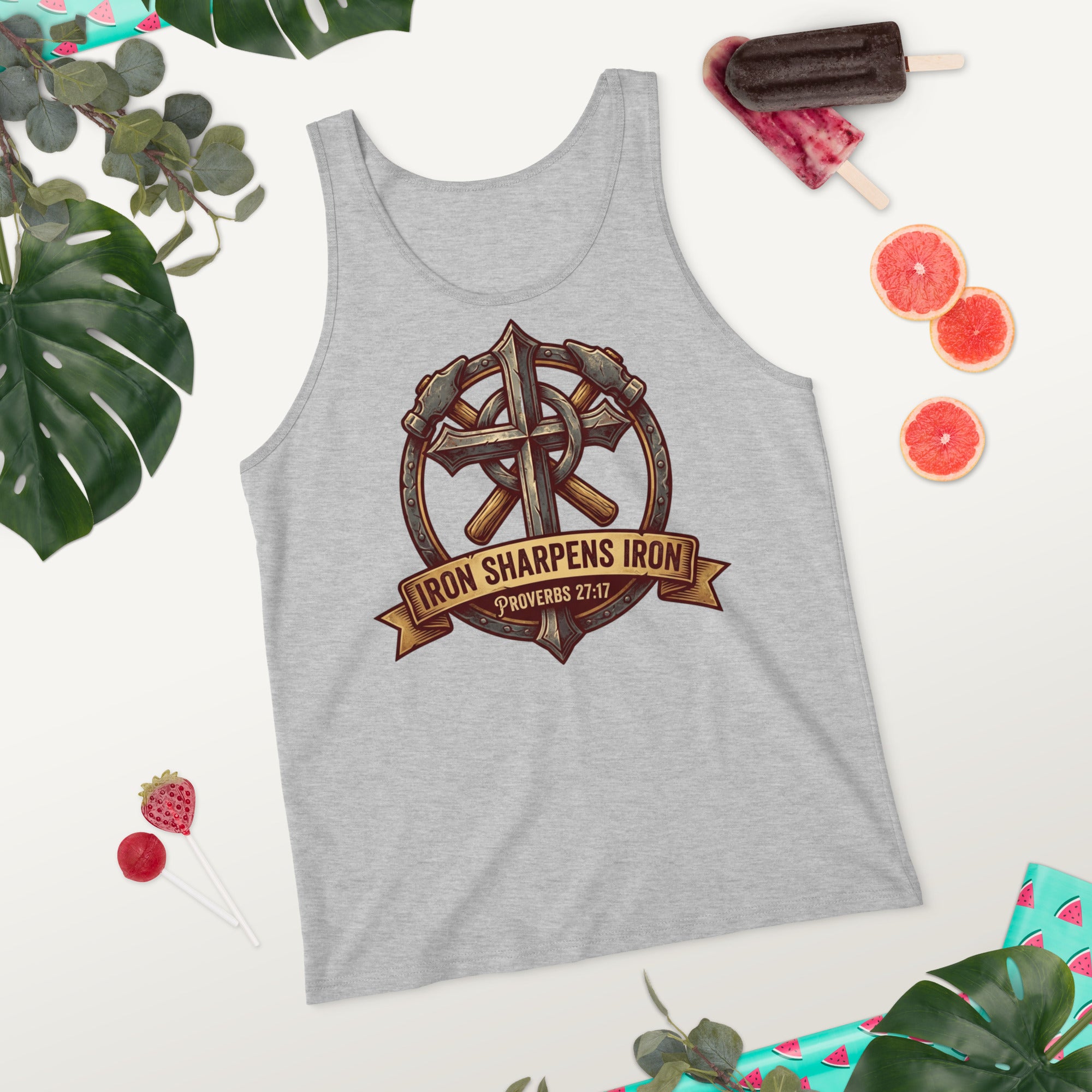 Men's Faith Tank Top | Seedandsoulful Soft Cotton Muscle Tee - Seedandsoulful