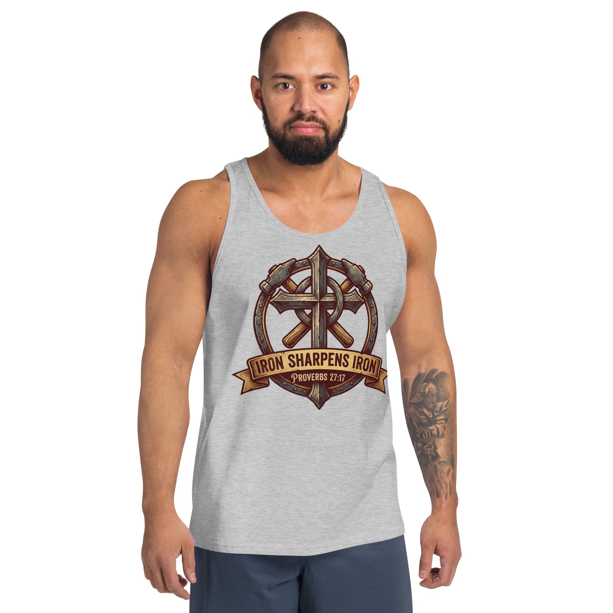 Men's Faith Tank Top | Seedandsoulful Soft Cotton Muscle Tee - Seedandsoulful