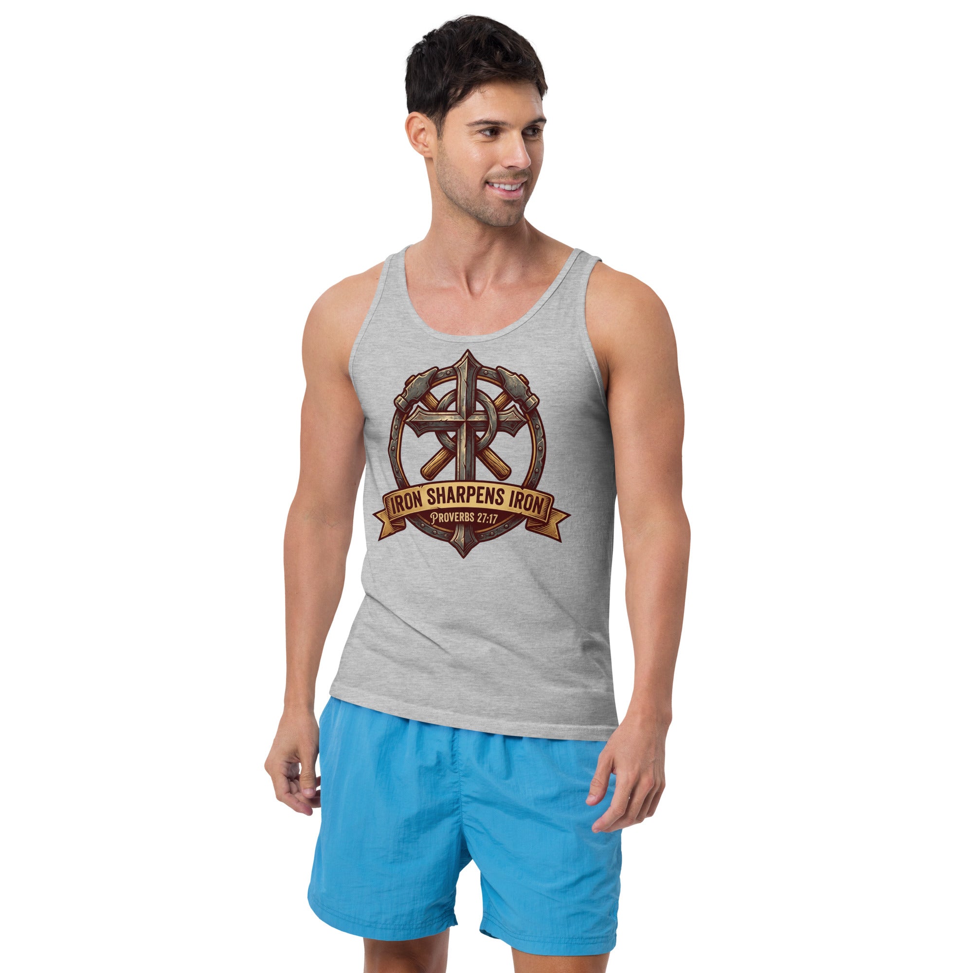 Men's Faith Tank Top | Seedandsoulful Soft Cotton Muscle Tee - Seedandsoulful