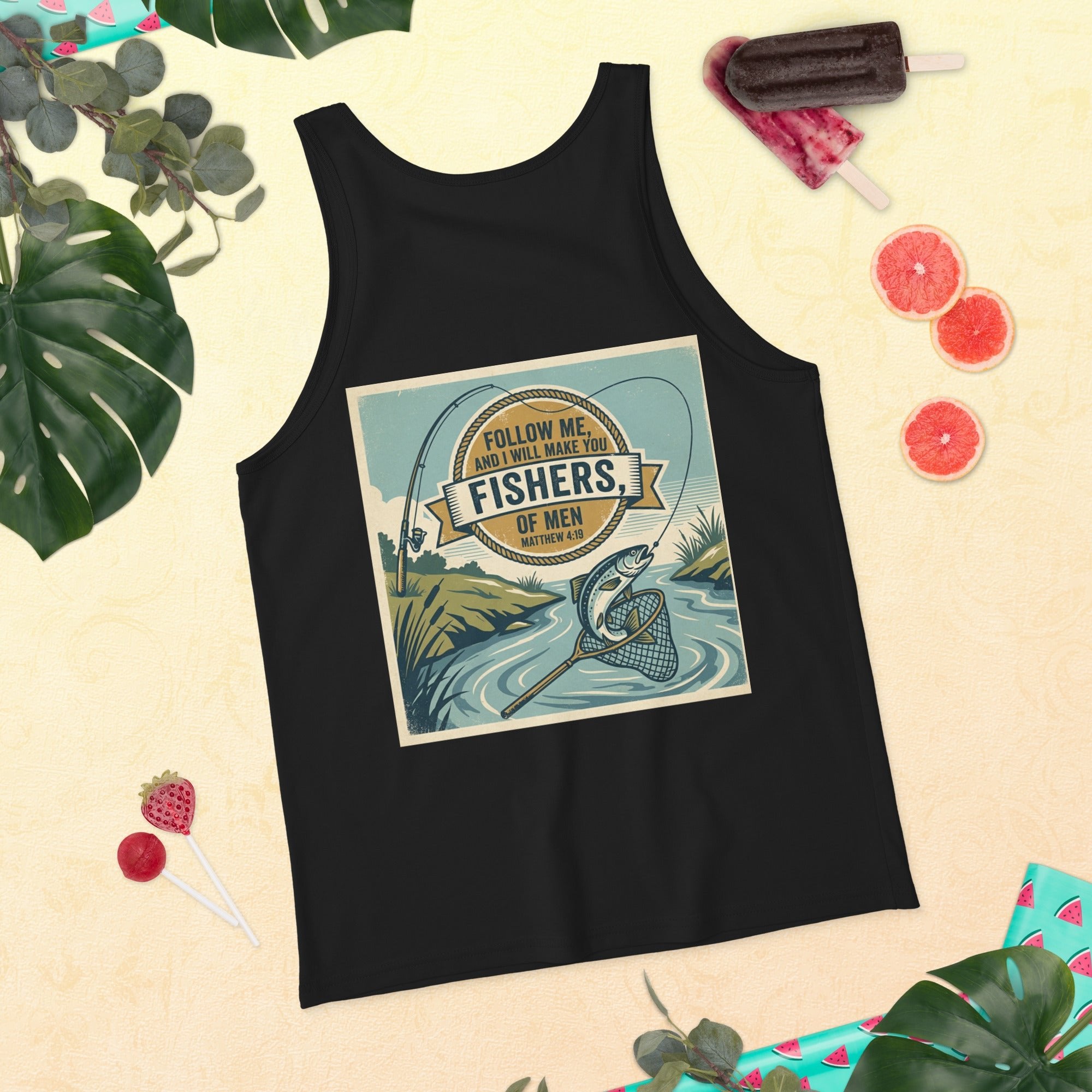 Men's Faith Tank Top | Seedandsoulful Soft Cotton Blend Muscle Tee - Seedandsoulful