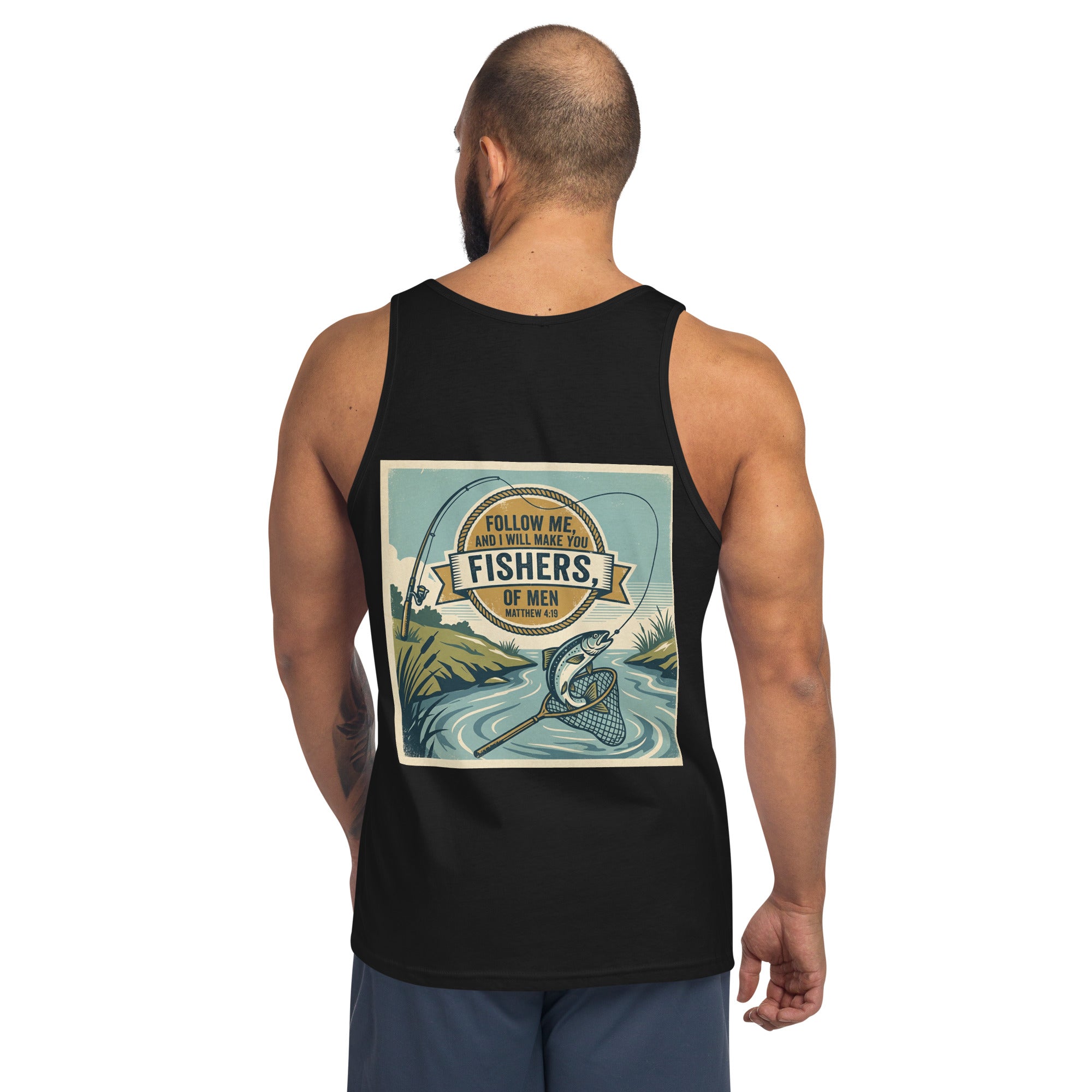 Men's Faith Tank Top | Seedandsoulful Soft Cotton Blend Muscle Tee - Seedandsoulful