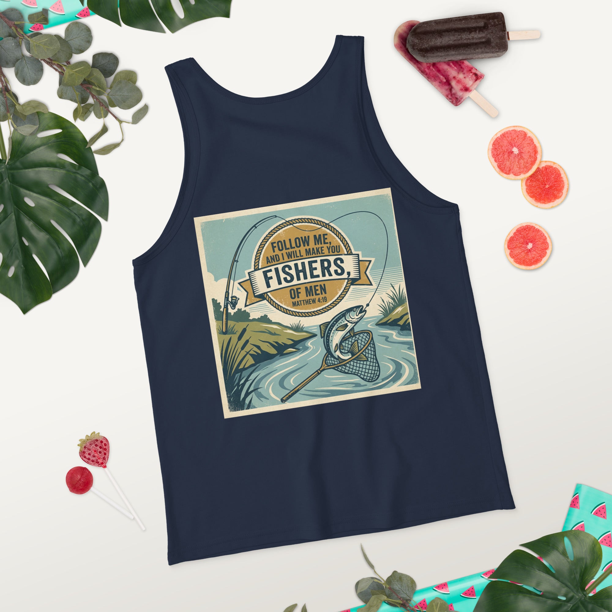 Men's Faith Tank Top | Seedandsoulful Soft Cotton Blend Muscle Tee - Seedandsoulful
