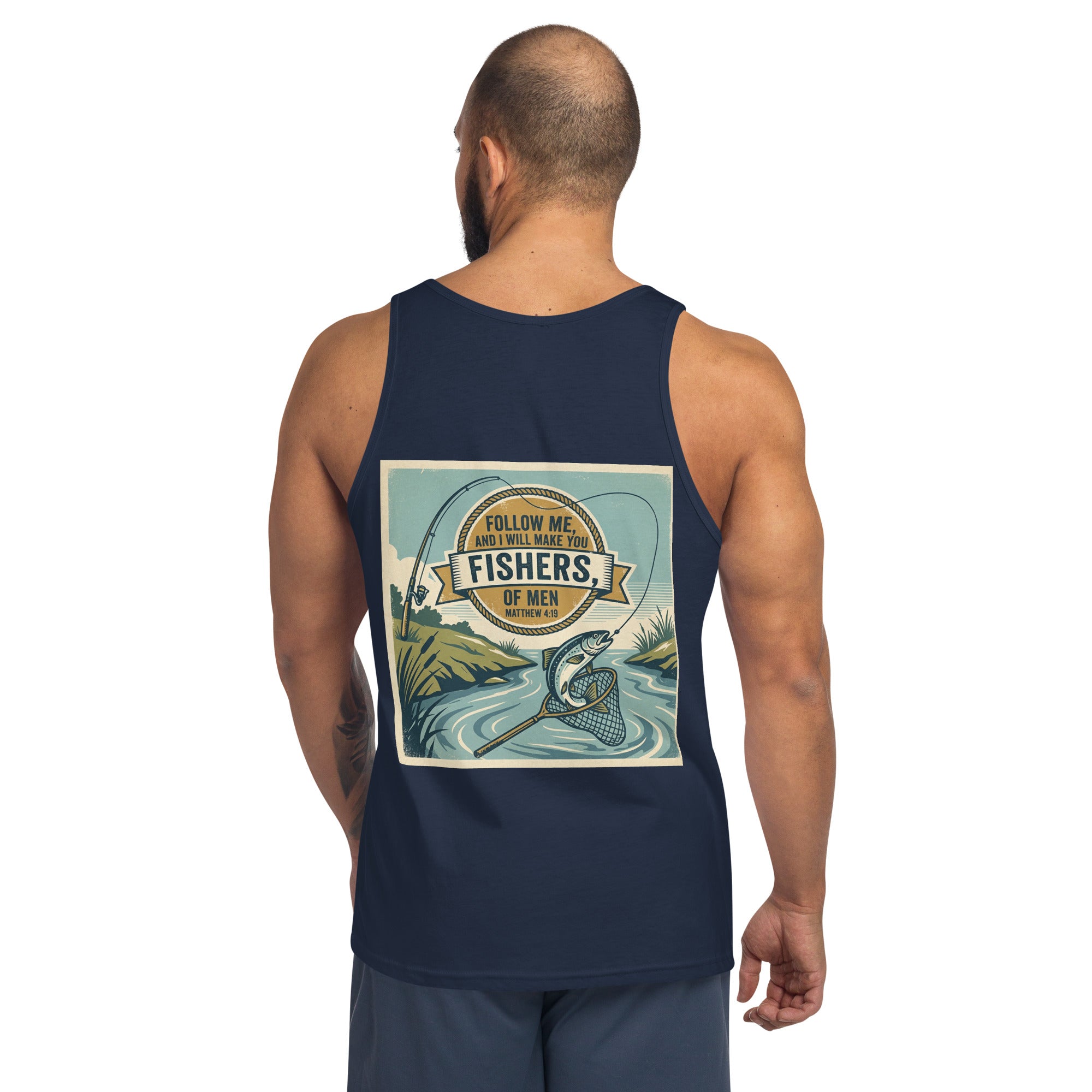 Men's Faith Tank Top | Seedandsoulful Soft Cotton Blend Muscle Tee - Seedandsoulful